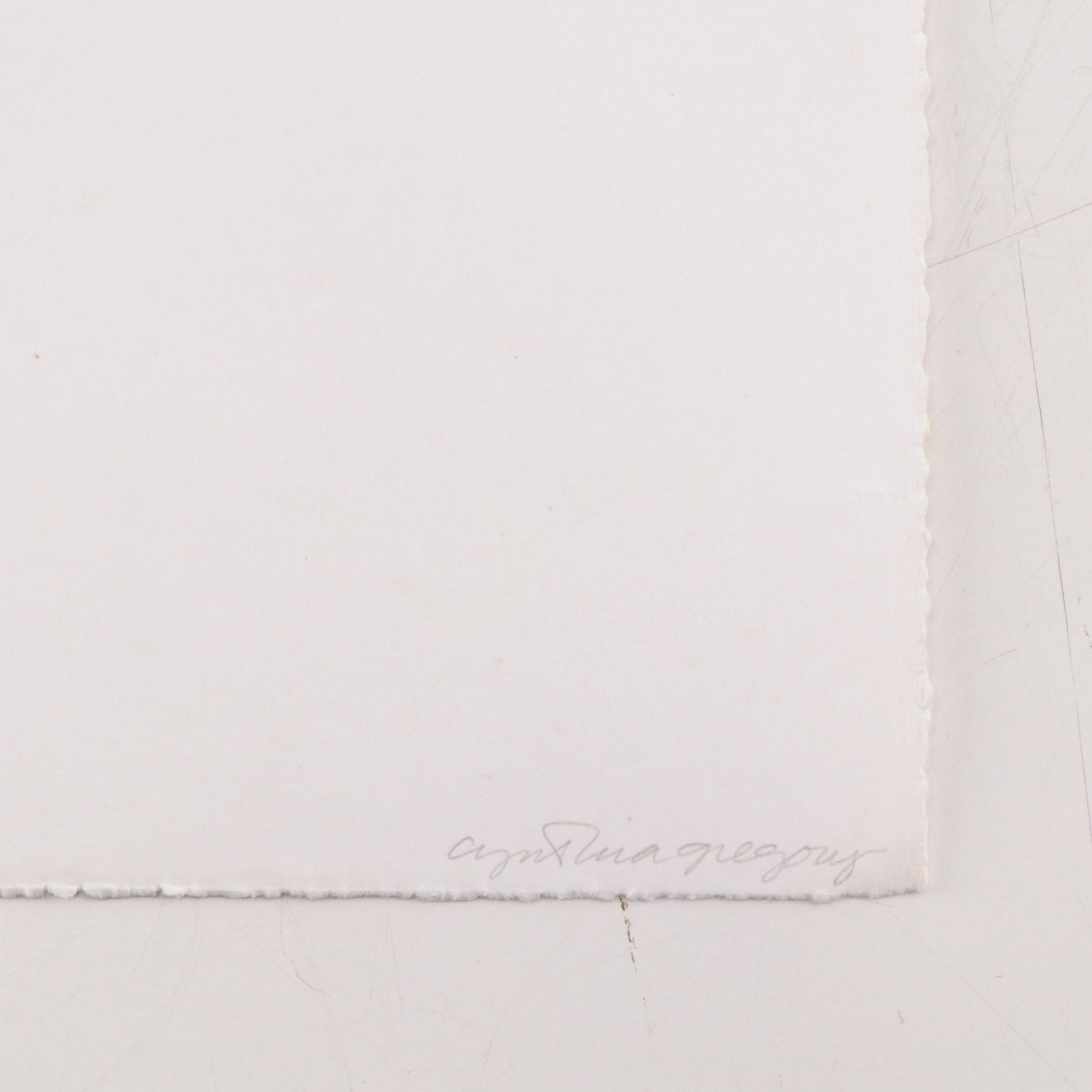 Cynthia Gregory Watercolor Paintings of Paper Fragments