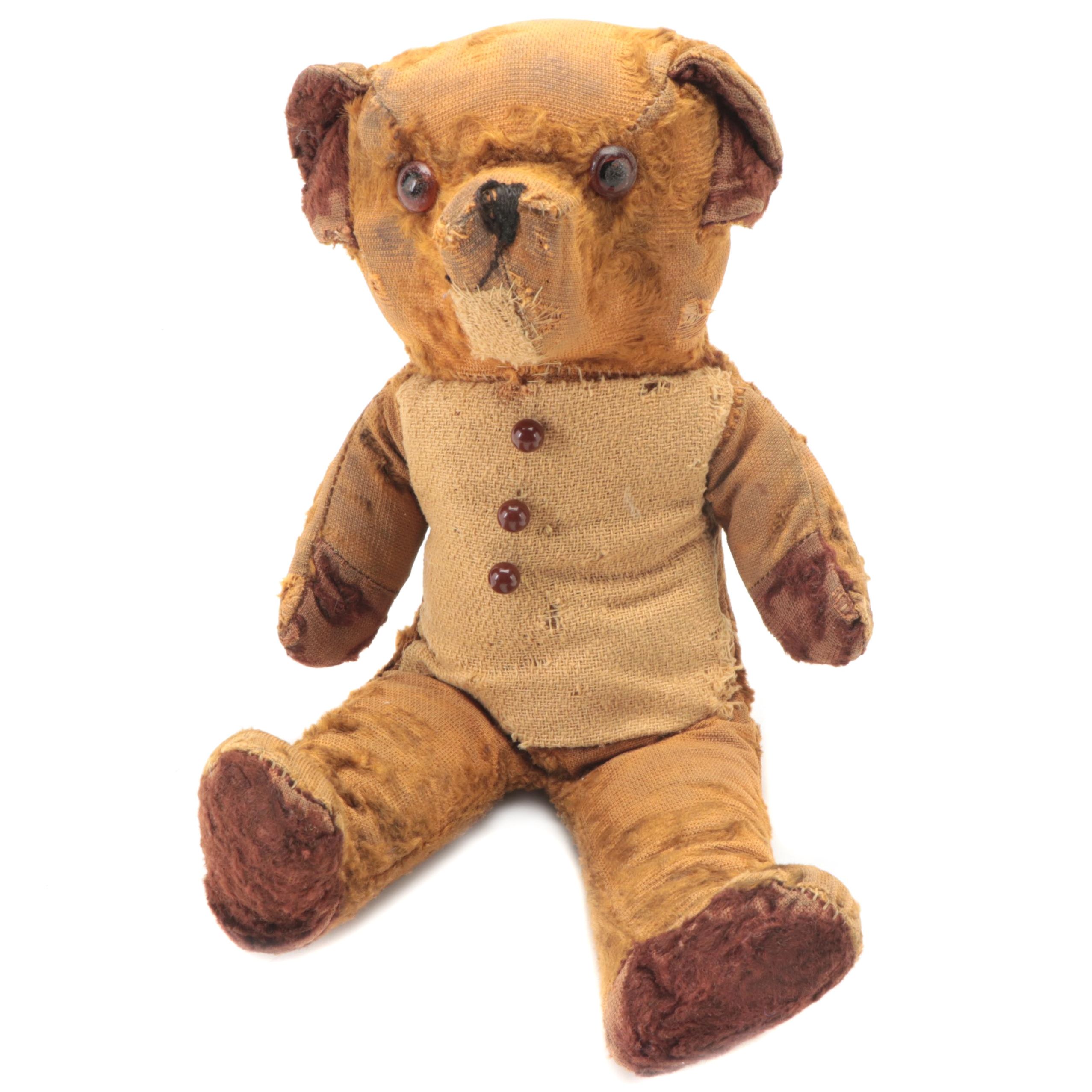 Victorian Mohair Teddy Bear, Early 20th Century