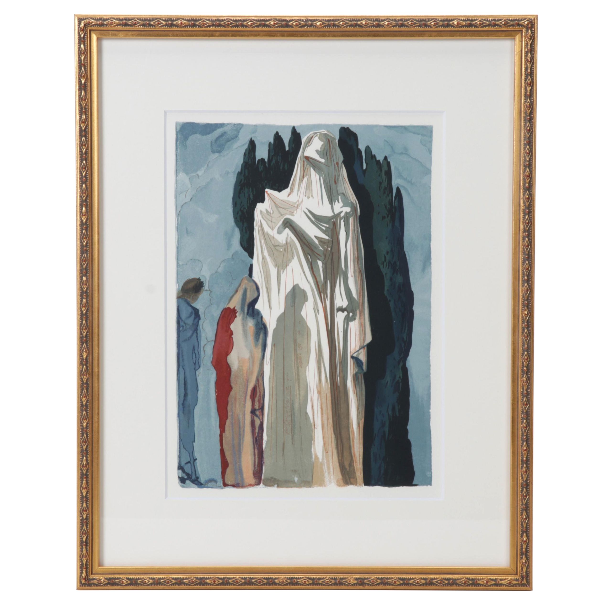 Salvador Dalí Wood Engraving "Les Hérétiques"