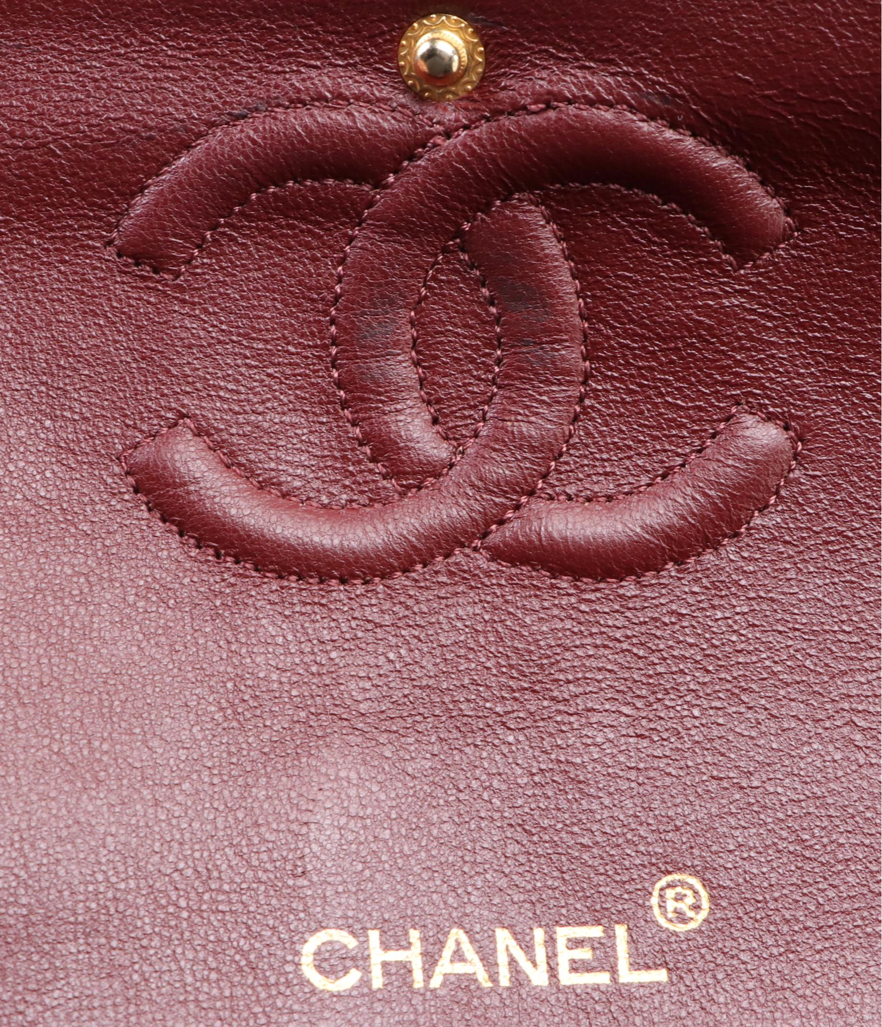 Chanel Quilted Leather Chain Flap Bag