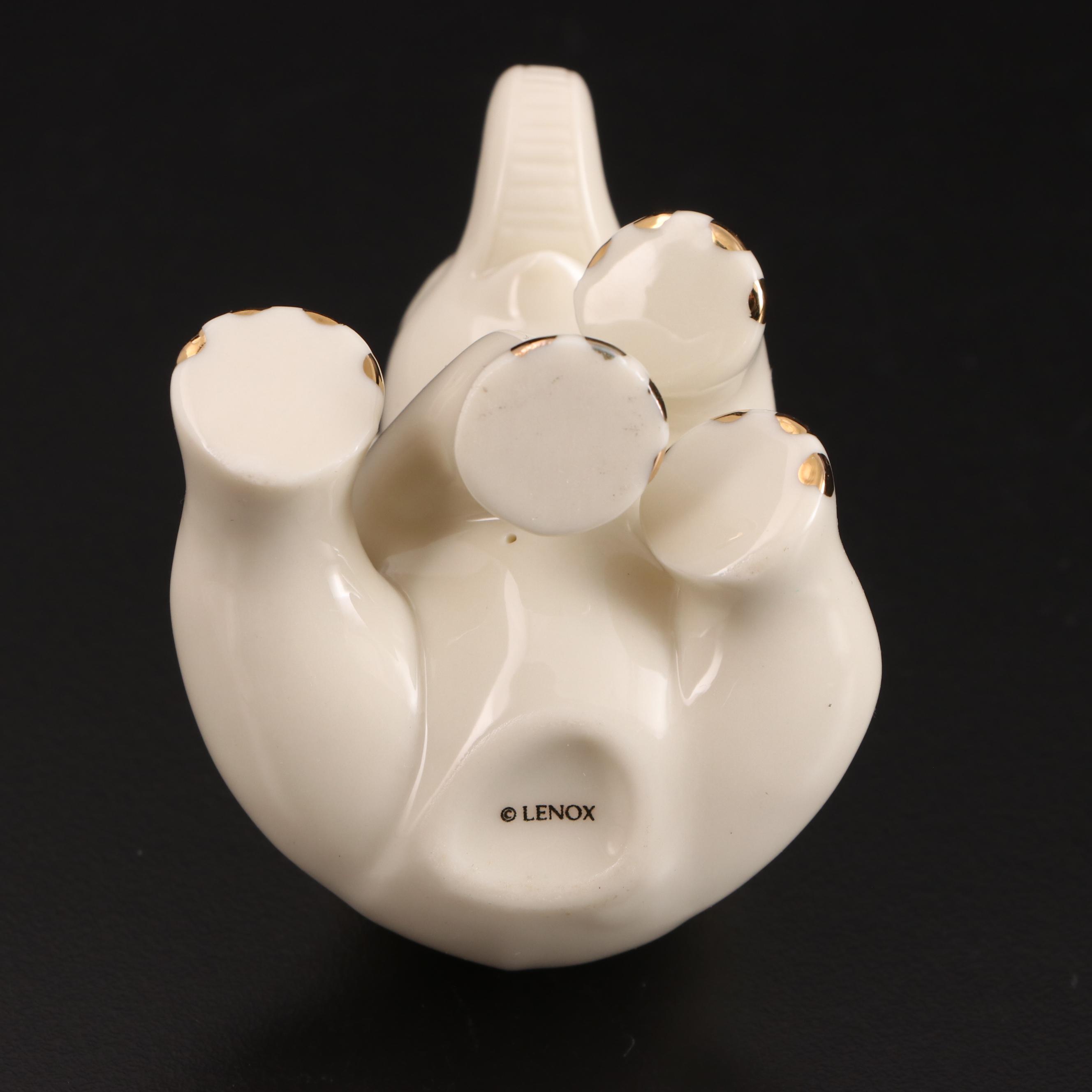 Lenox Seated Elephant Porcelain Figurine