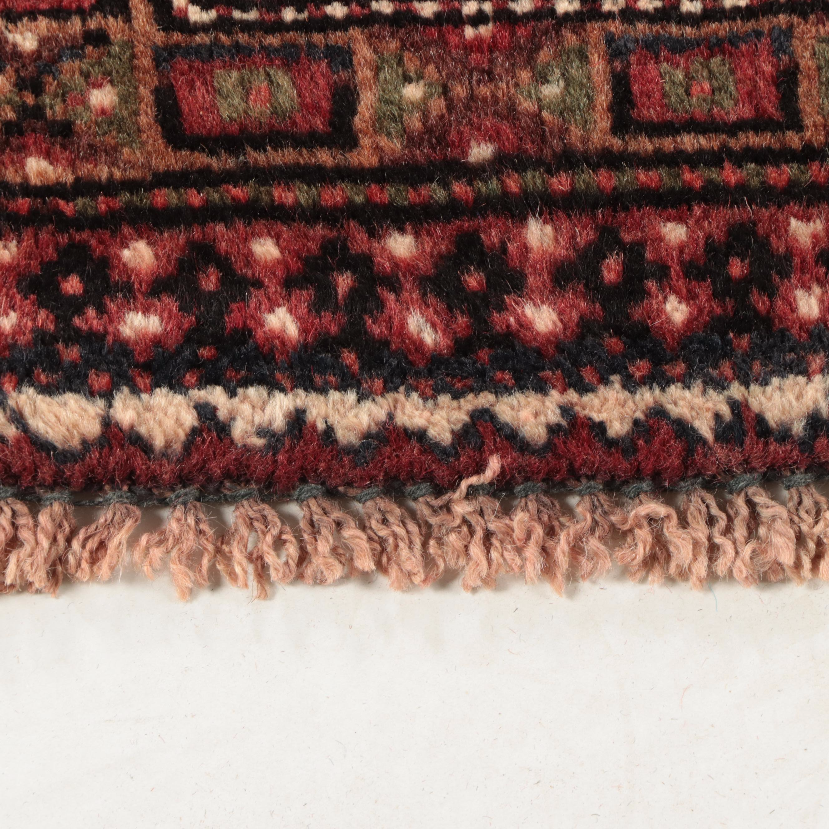 3'5 x 9'7 Hand-Knotted Persian Kurdish Long Rug