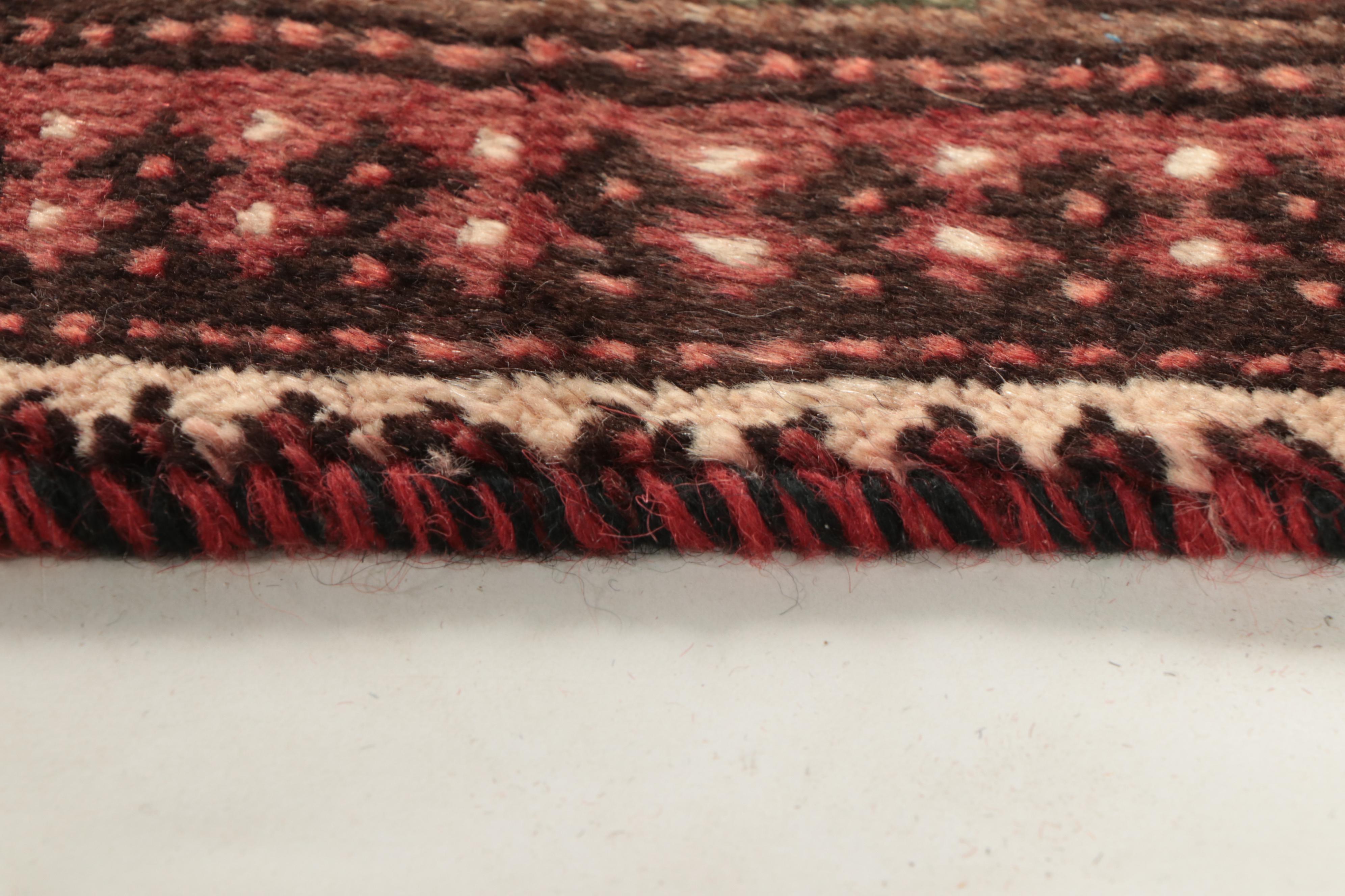 3'5 x 9'7 Hand-Knotted Persian Kurdish Long Rug