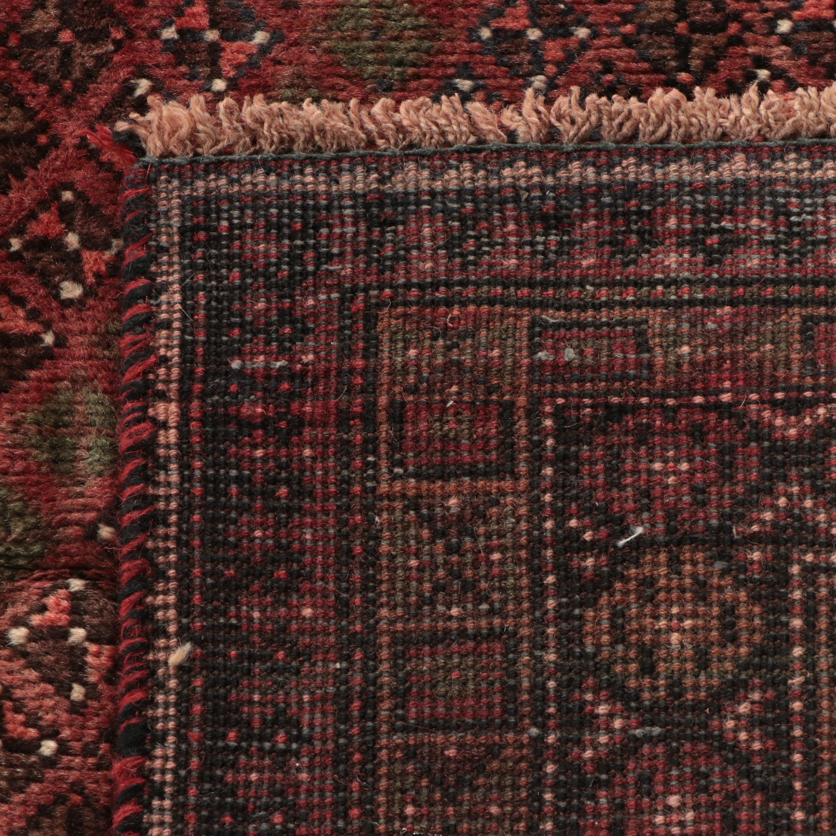 3'5 x 9'7 Hand-Knotted Persian Kurdish Long Rug