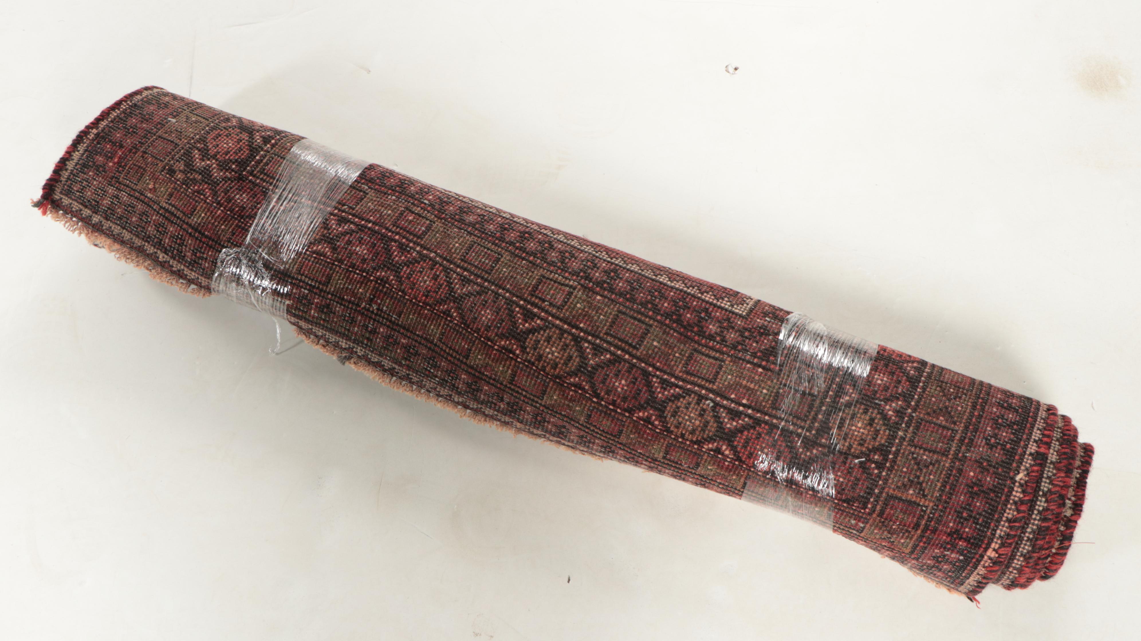 3'5 x 9'7 Hand-Knotted Persian Kurdish Long Rug