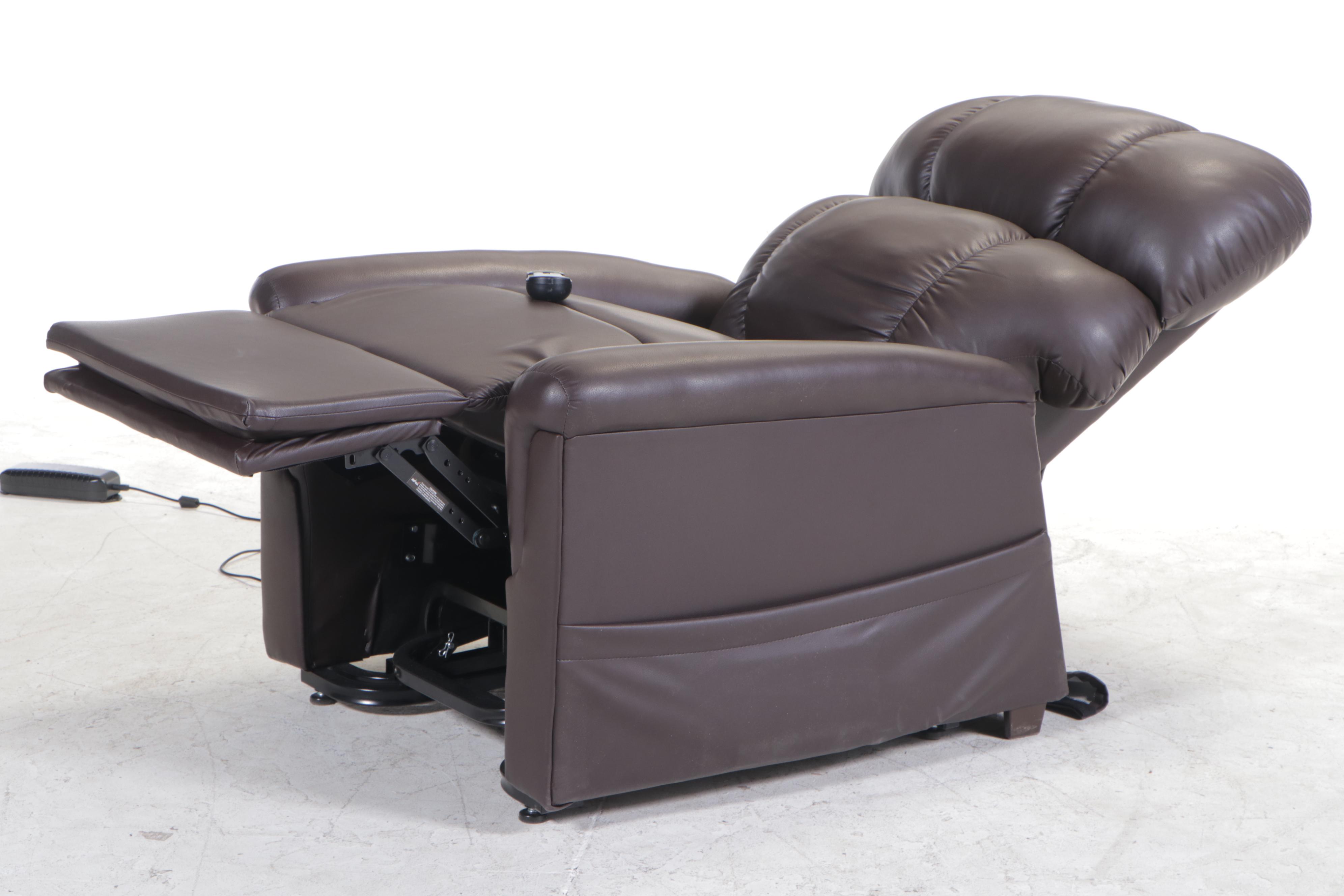 Golden Power Lift Electric Recliner Lounge Chair in Vinyl