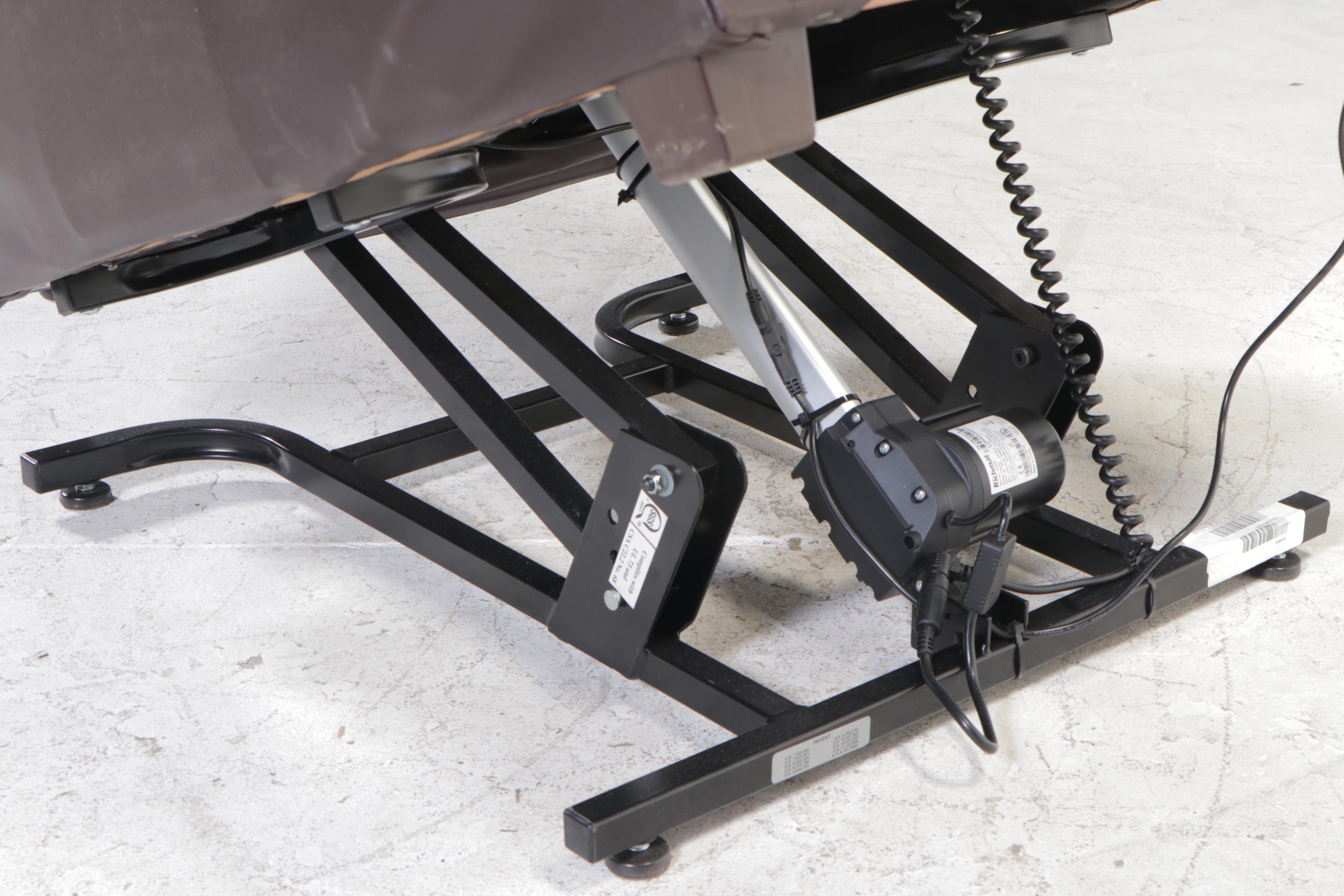 Golden Power Lift Electric Recliner Lounge Chair in Vinyl