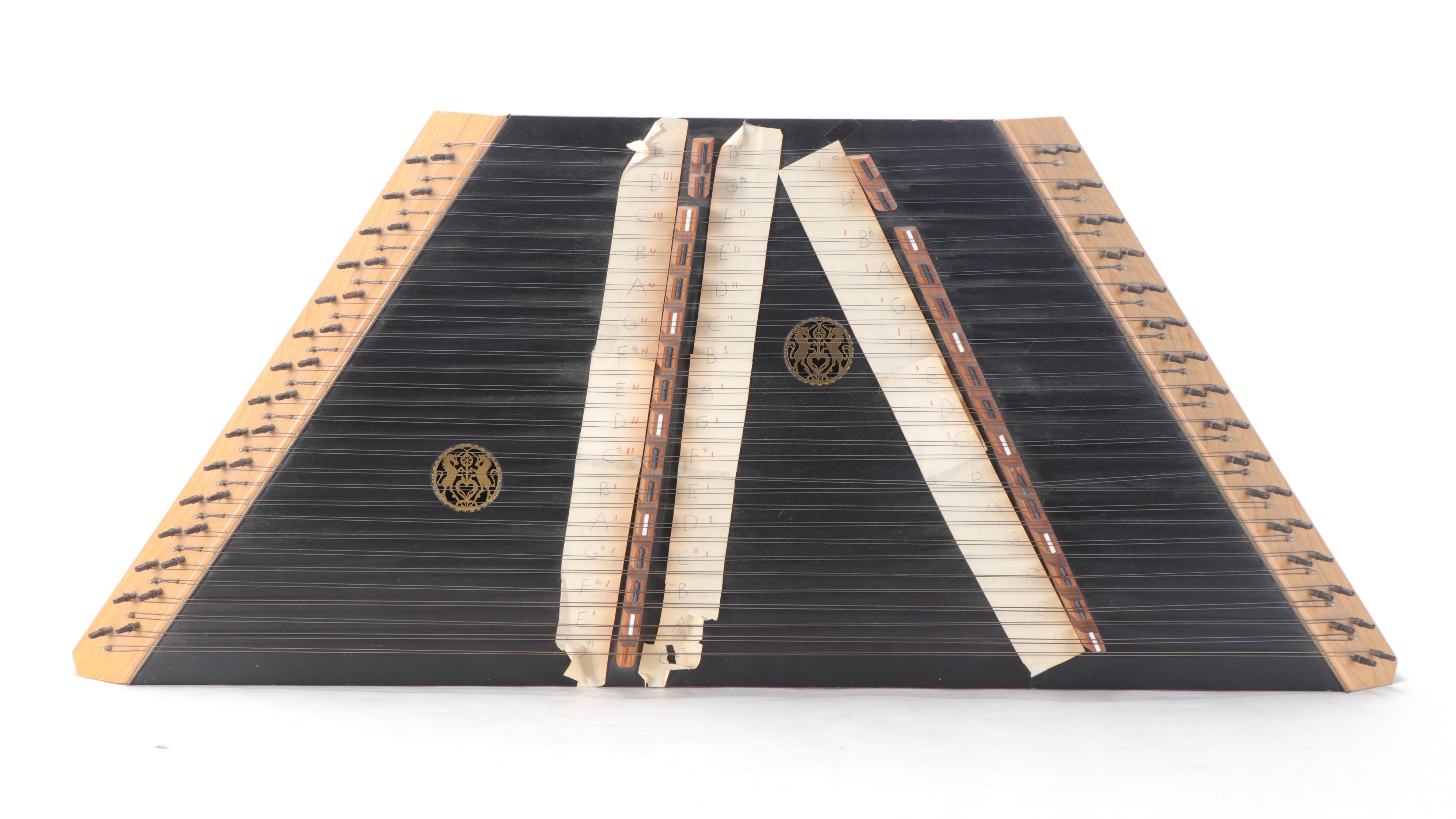 Hammer Dulcimer With Stand and Case