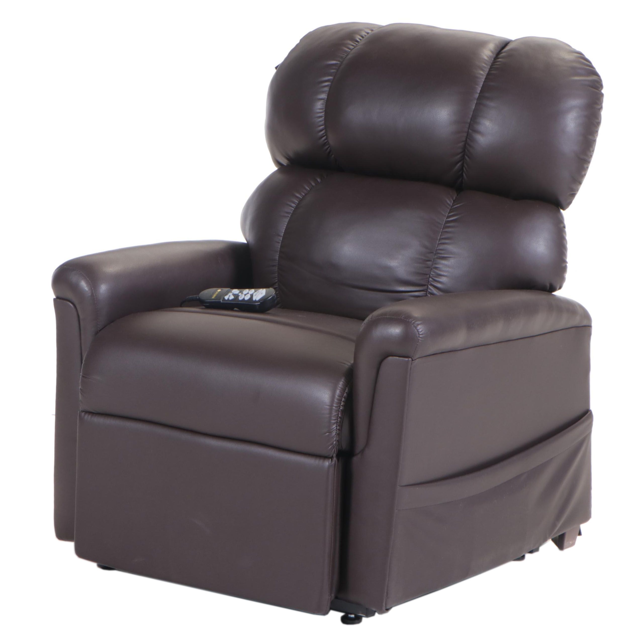 Golden Power Lift Electric Recliner Lounge Chair in Vinyl