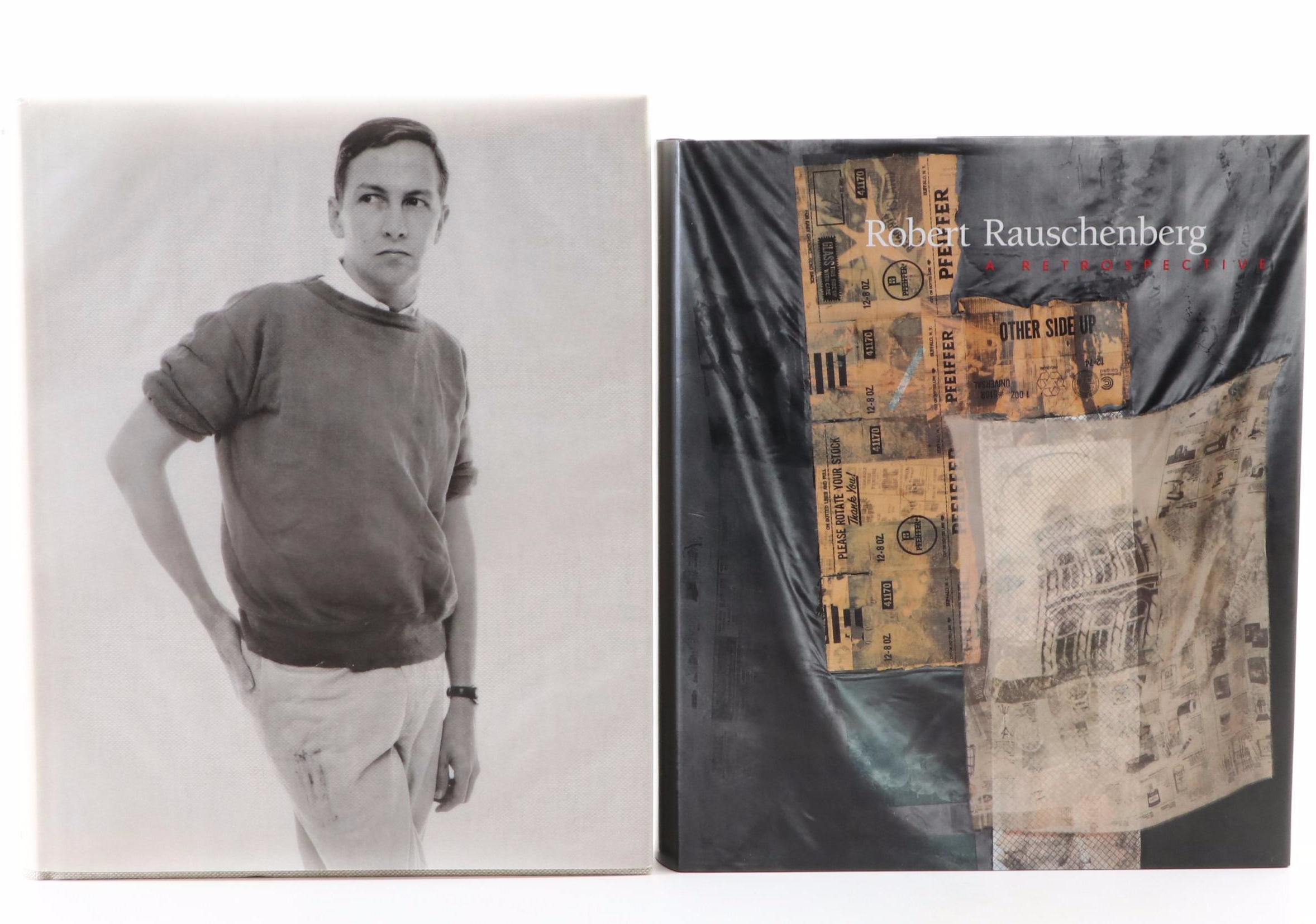 "Robert Rauschenberg: A Retrospective" by Hopps and Davidson and More Art Books