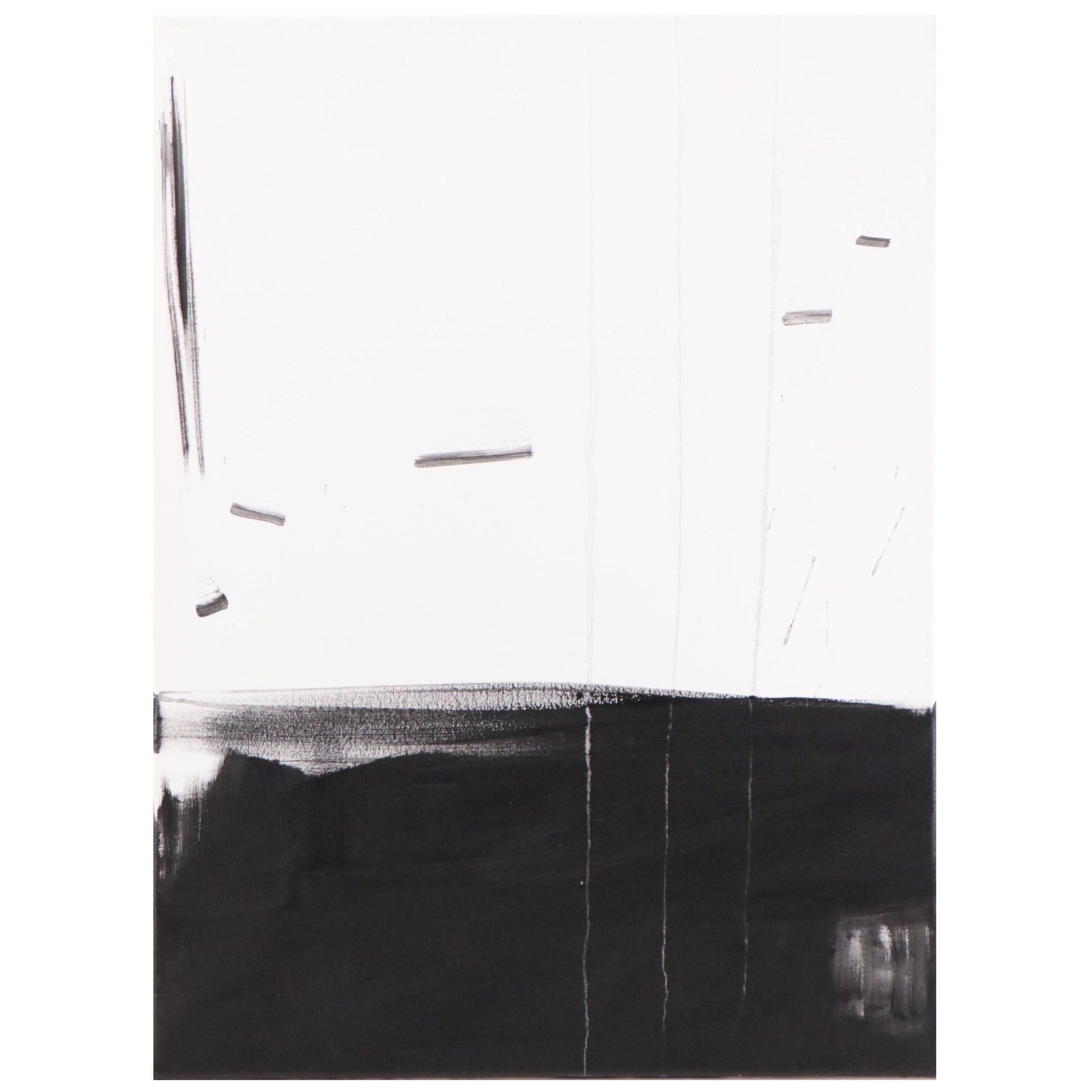 Saul Gefen Abstract Acrylic Painting, 2022