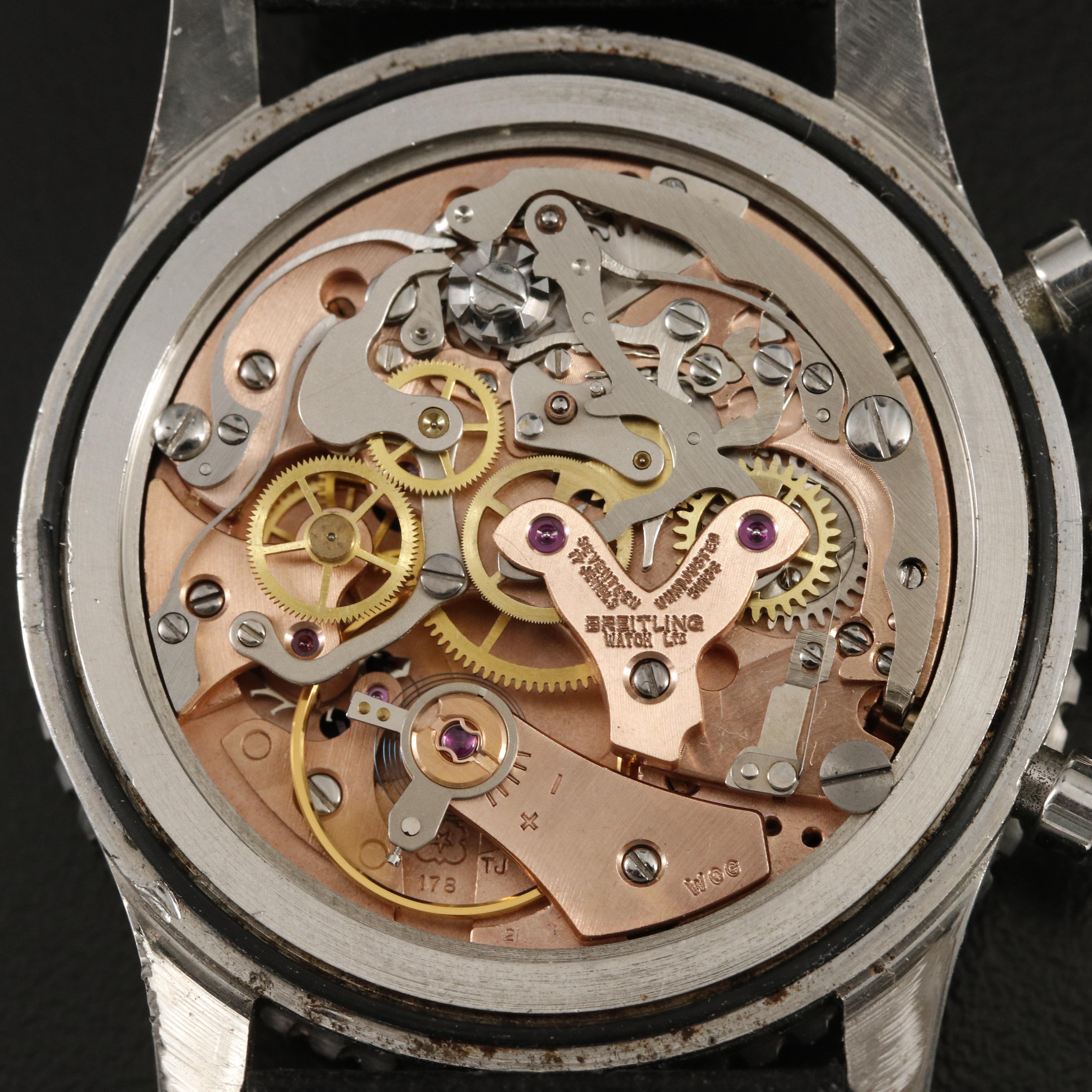 Vintage Breitling Navitimer Aopa Manual Wind Watch