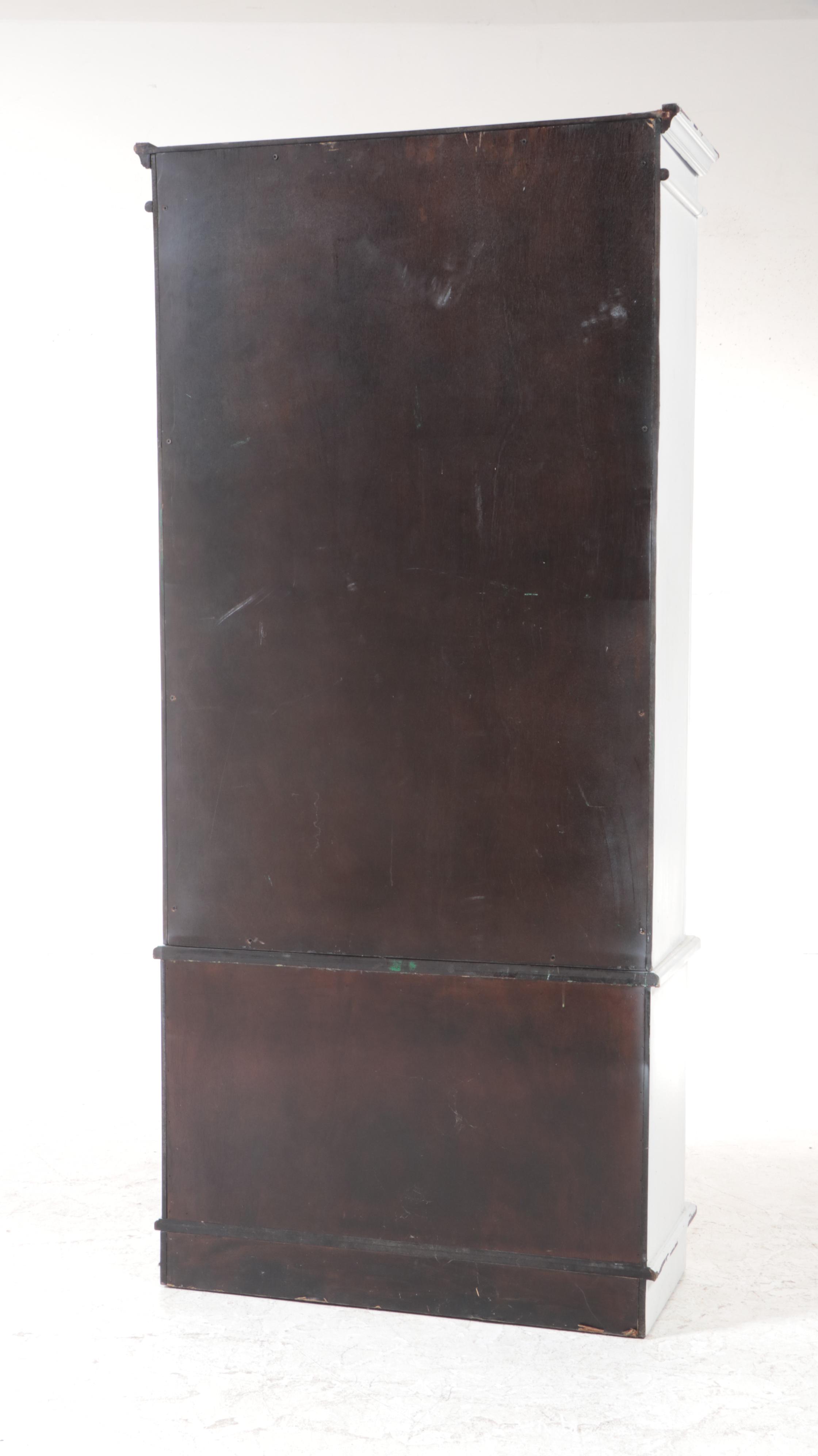 Neoclassical Style White-Painted Bookcase