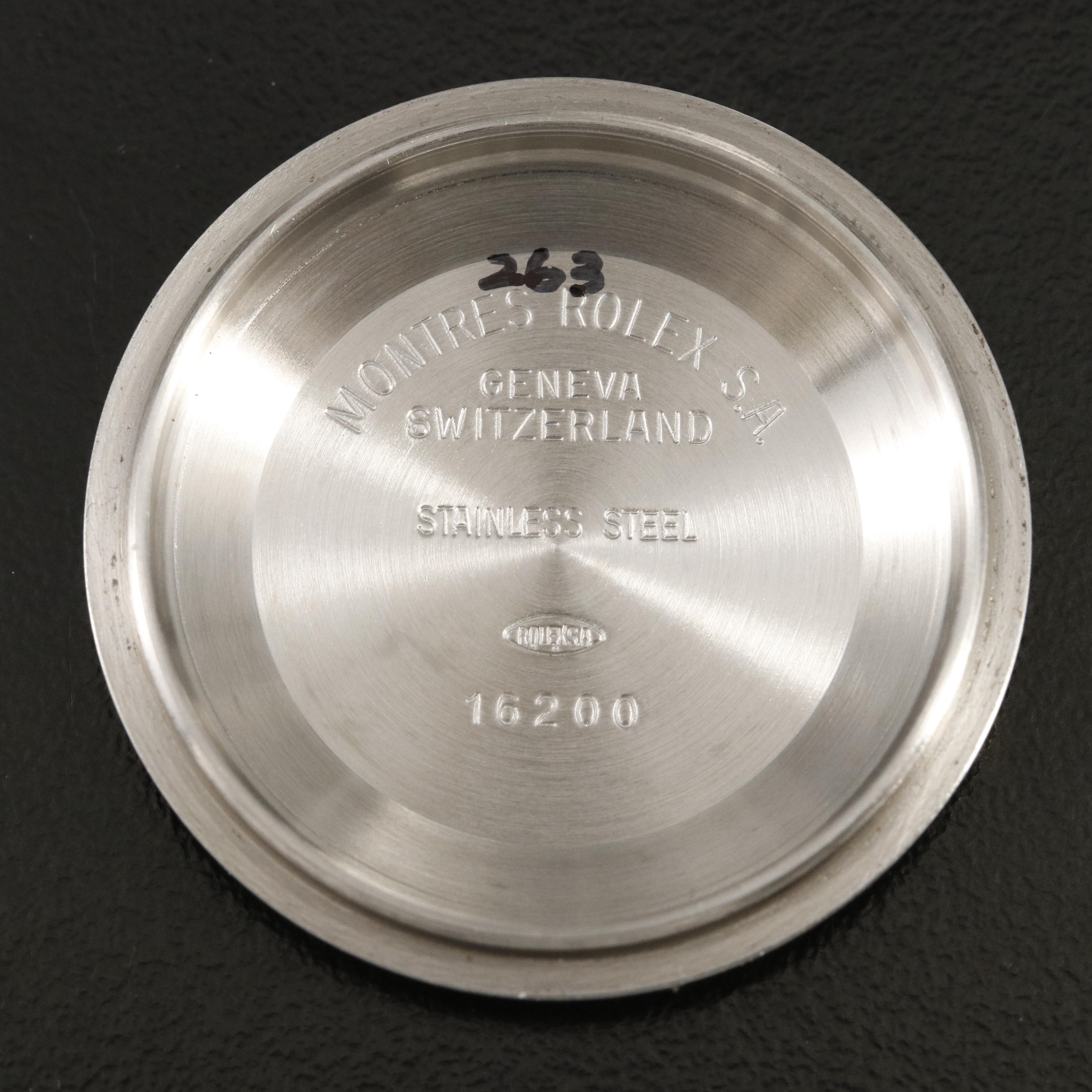 1995 18K and Stainless Steel Rolex Oyster Perpetual Datejust Watch