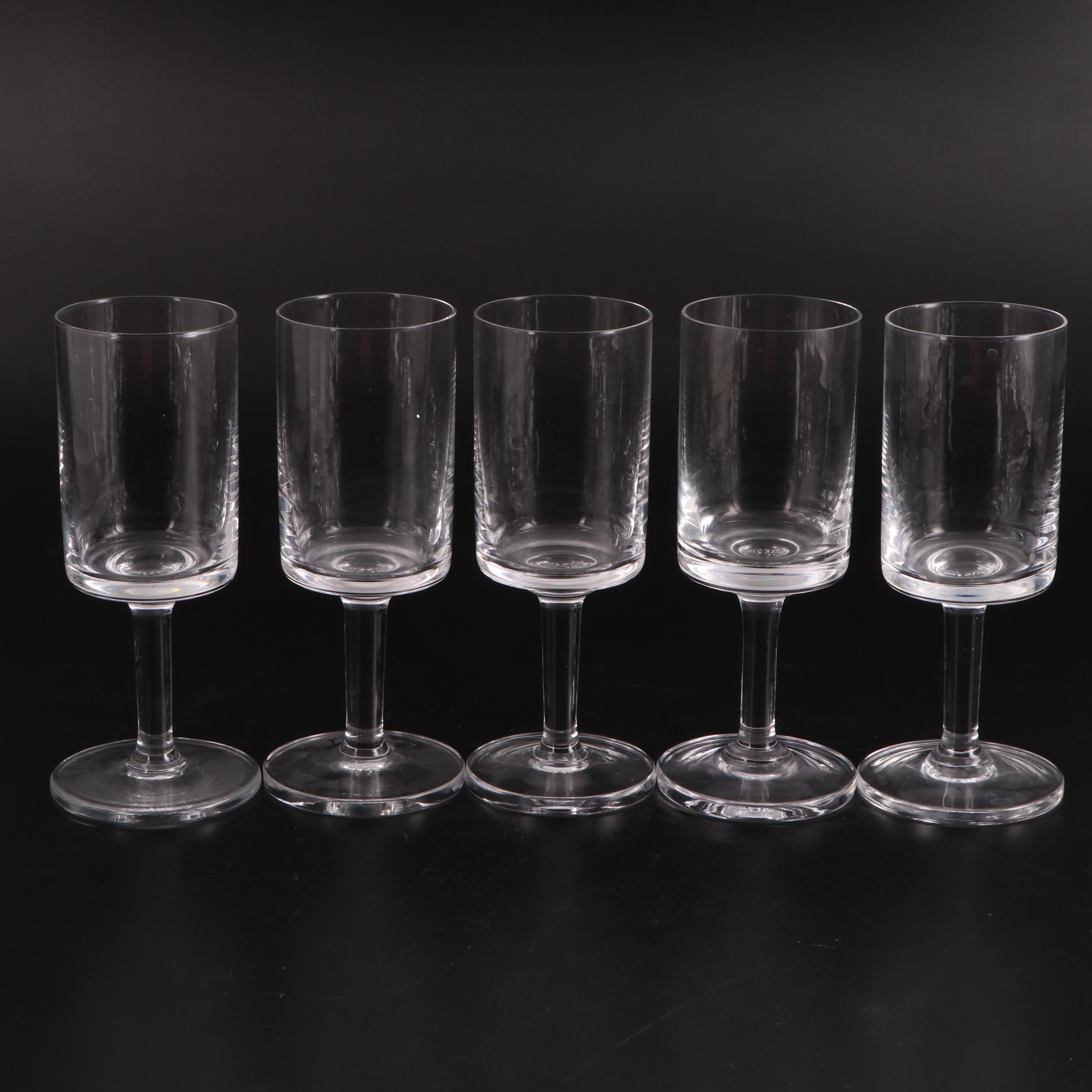 Dansk "Karin" Water Goblets and White Wine Glass Stemware, 1986–2012