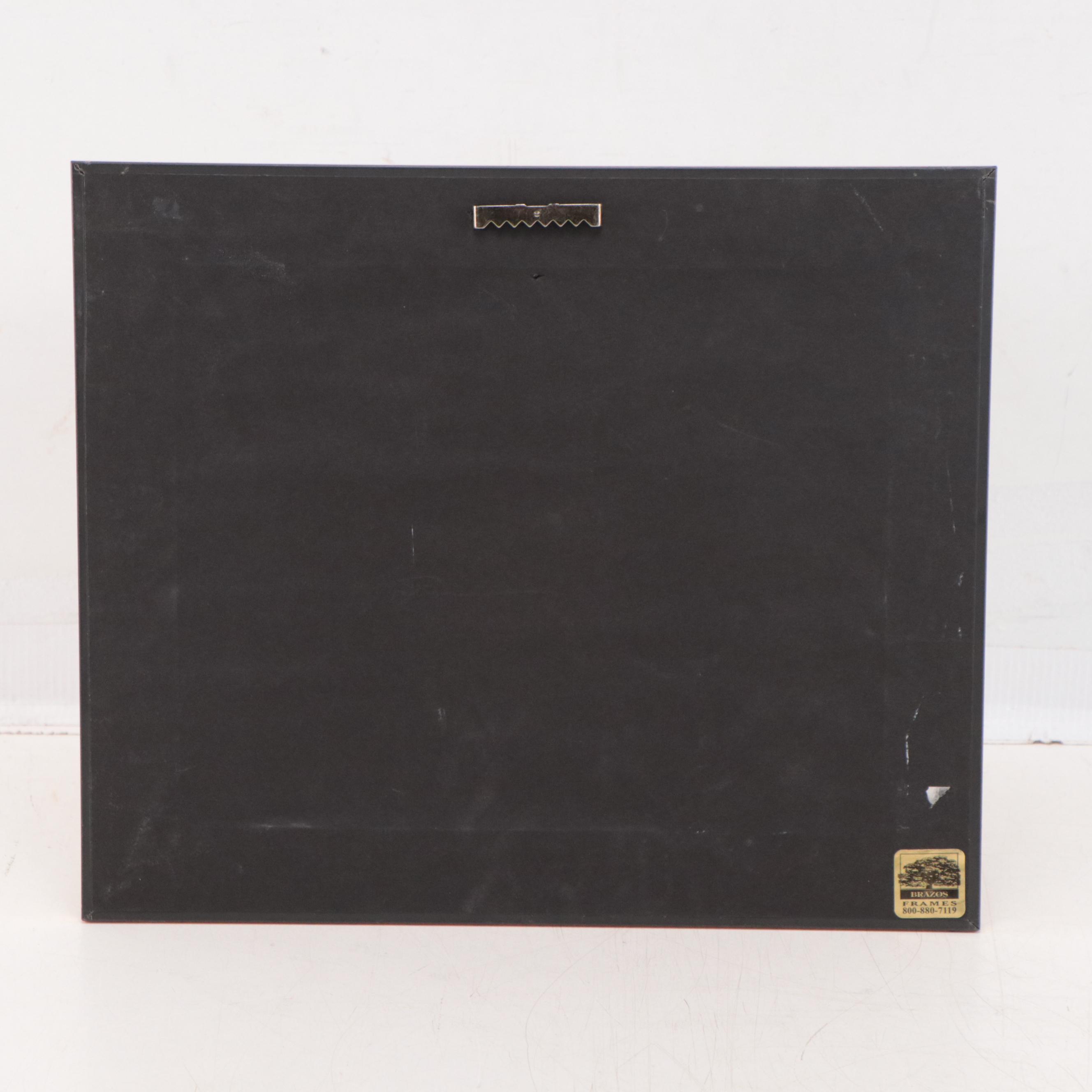 Norman Johnson Piano Sheet Music for "Amazing Grace" in Frame