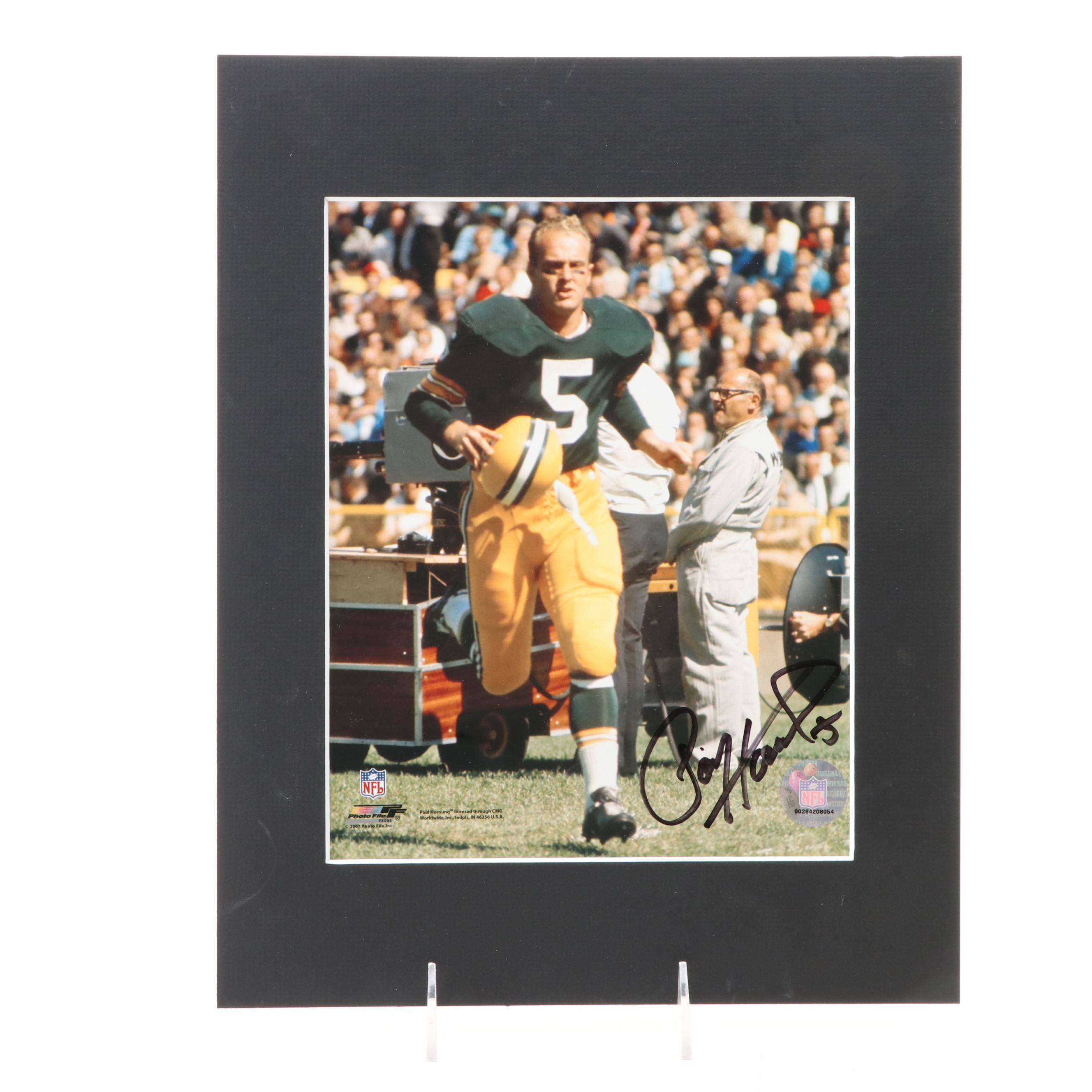 John Stofa Signed Mini Helmet, Paul Hornung, Rudi Johnson Signed Giclée Prints