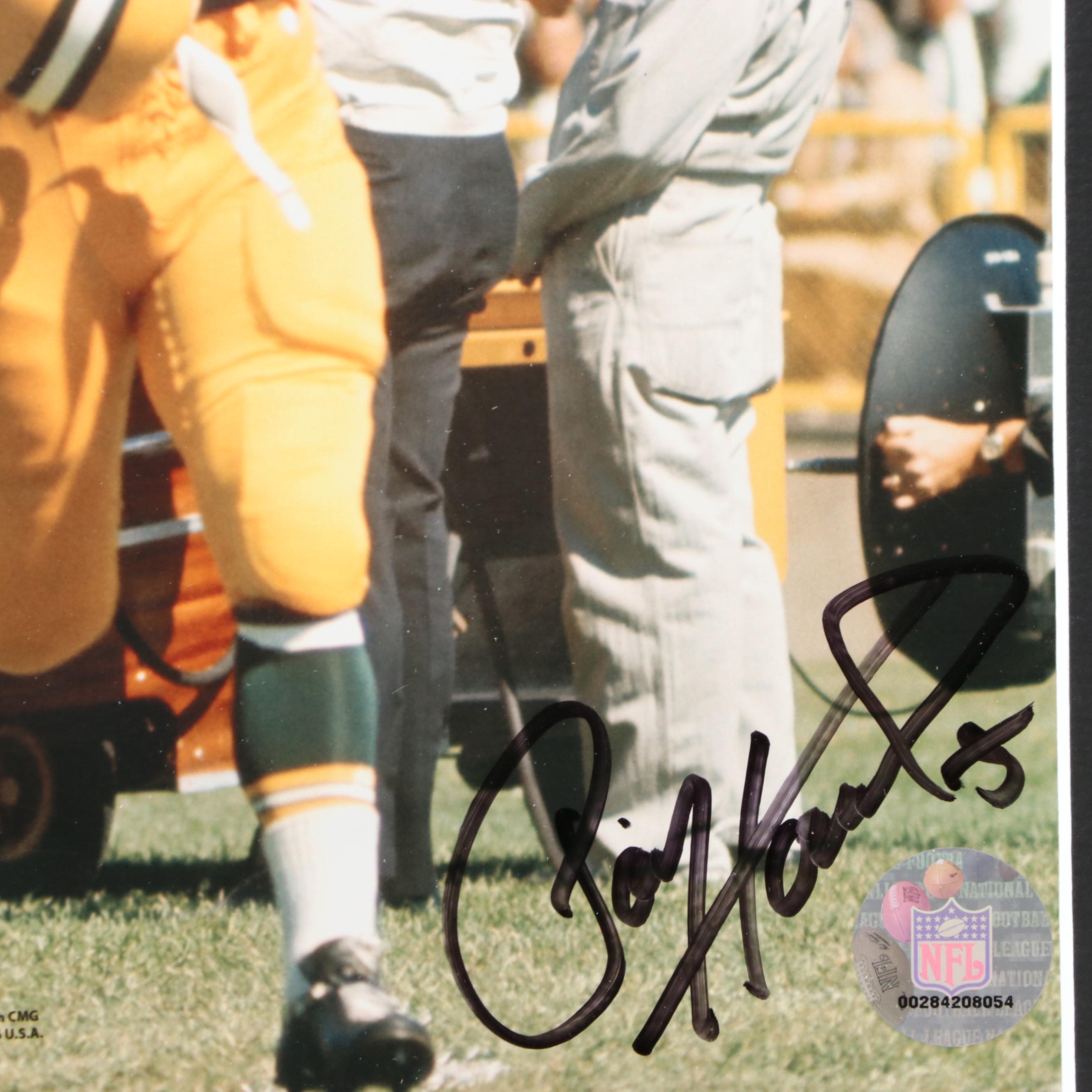 John Stofa Signed Mini Helmet, Paul Hornung, Rudi Johnson Signed Giclée Prints