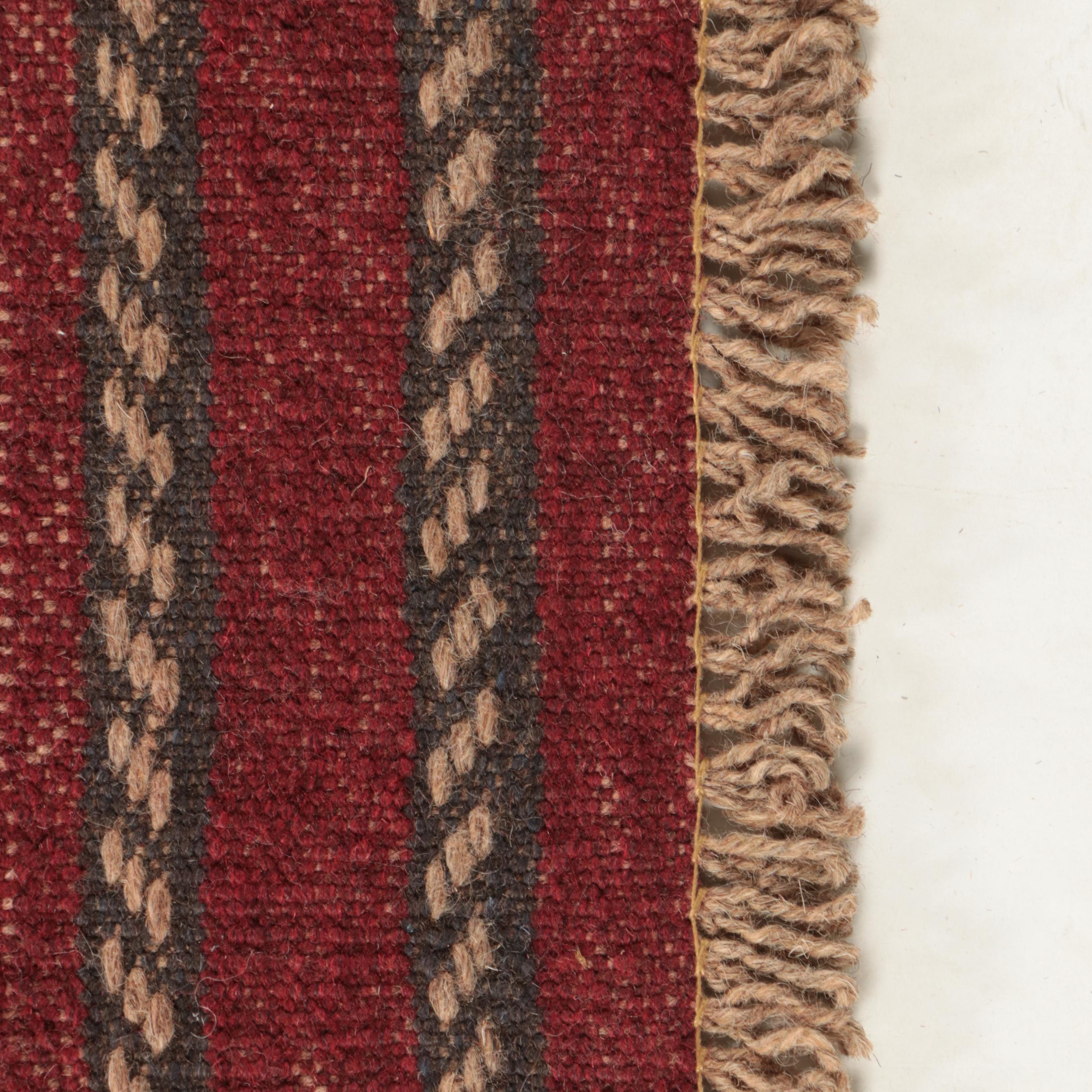 1'11 x 8'2 Hand-Knotted Afghan Baluch Carpet Runner