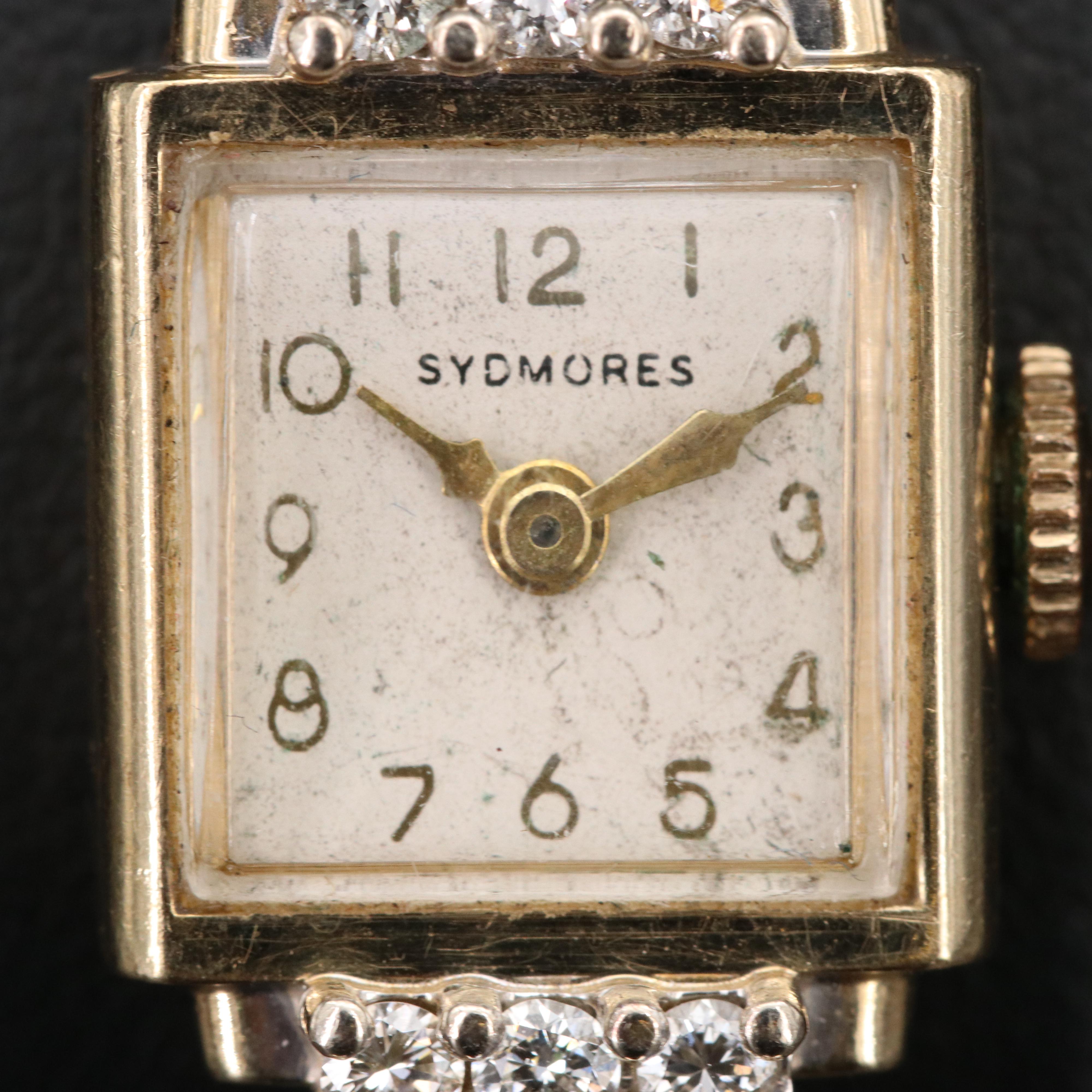 14K Swiss Sydmores Diamond Watch