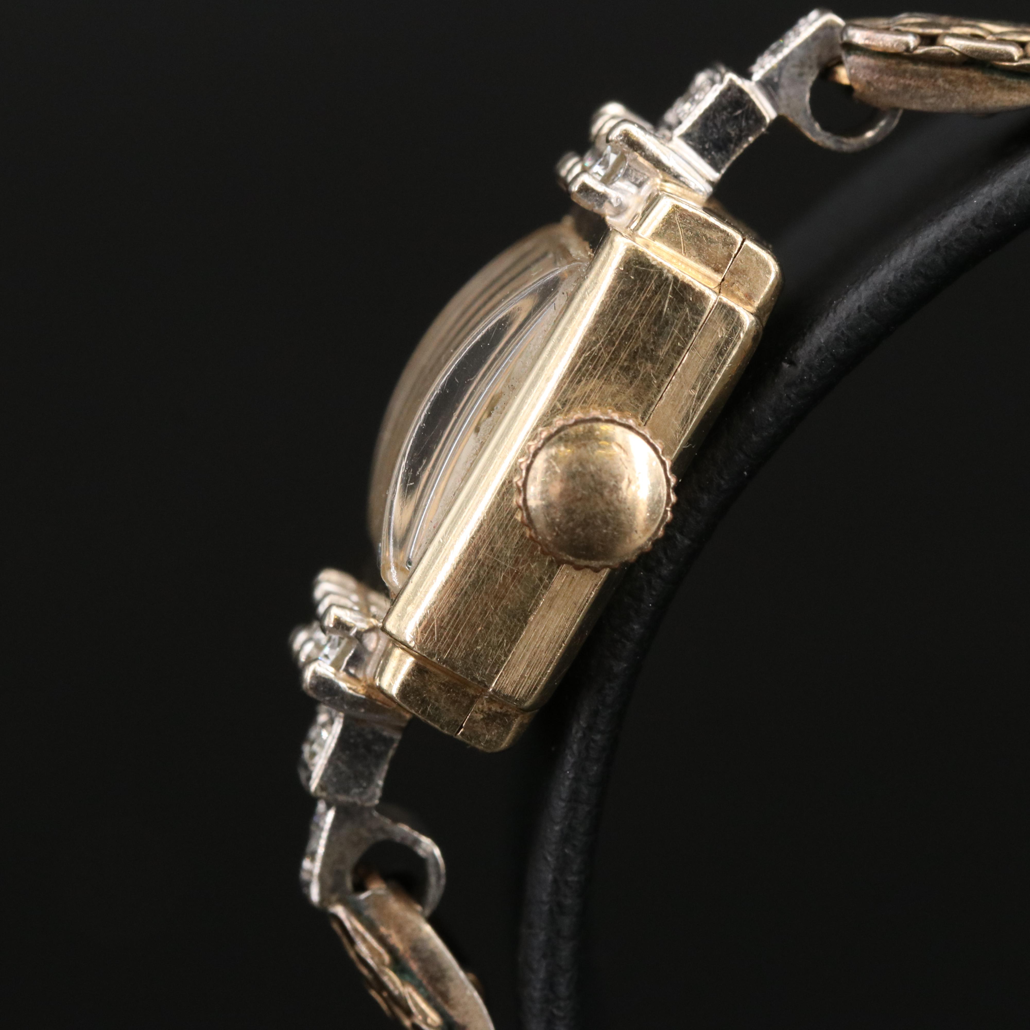 14K Swiss Sydmores Diamond Watch