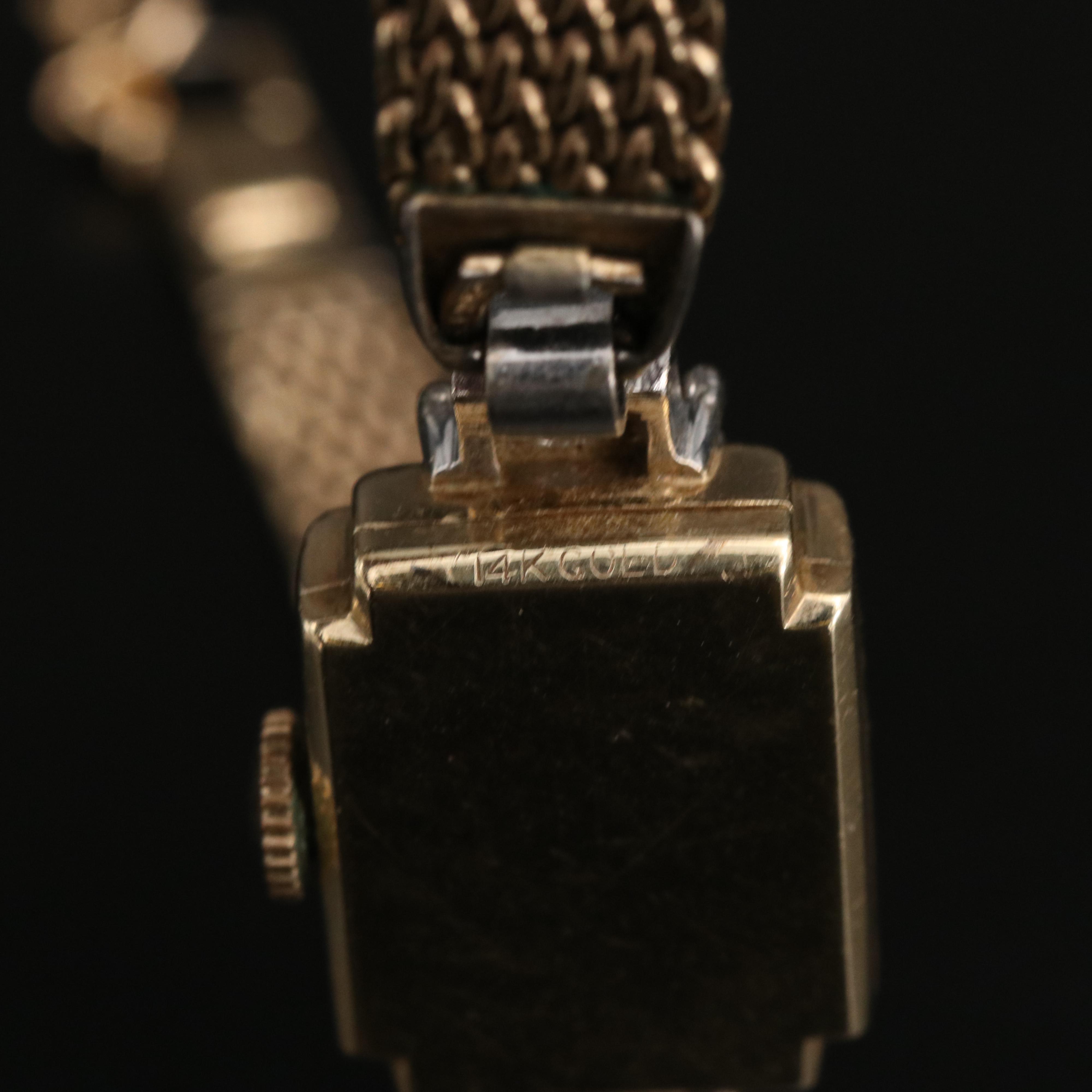 14K Swiss Sydmores Diamond Watch