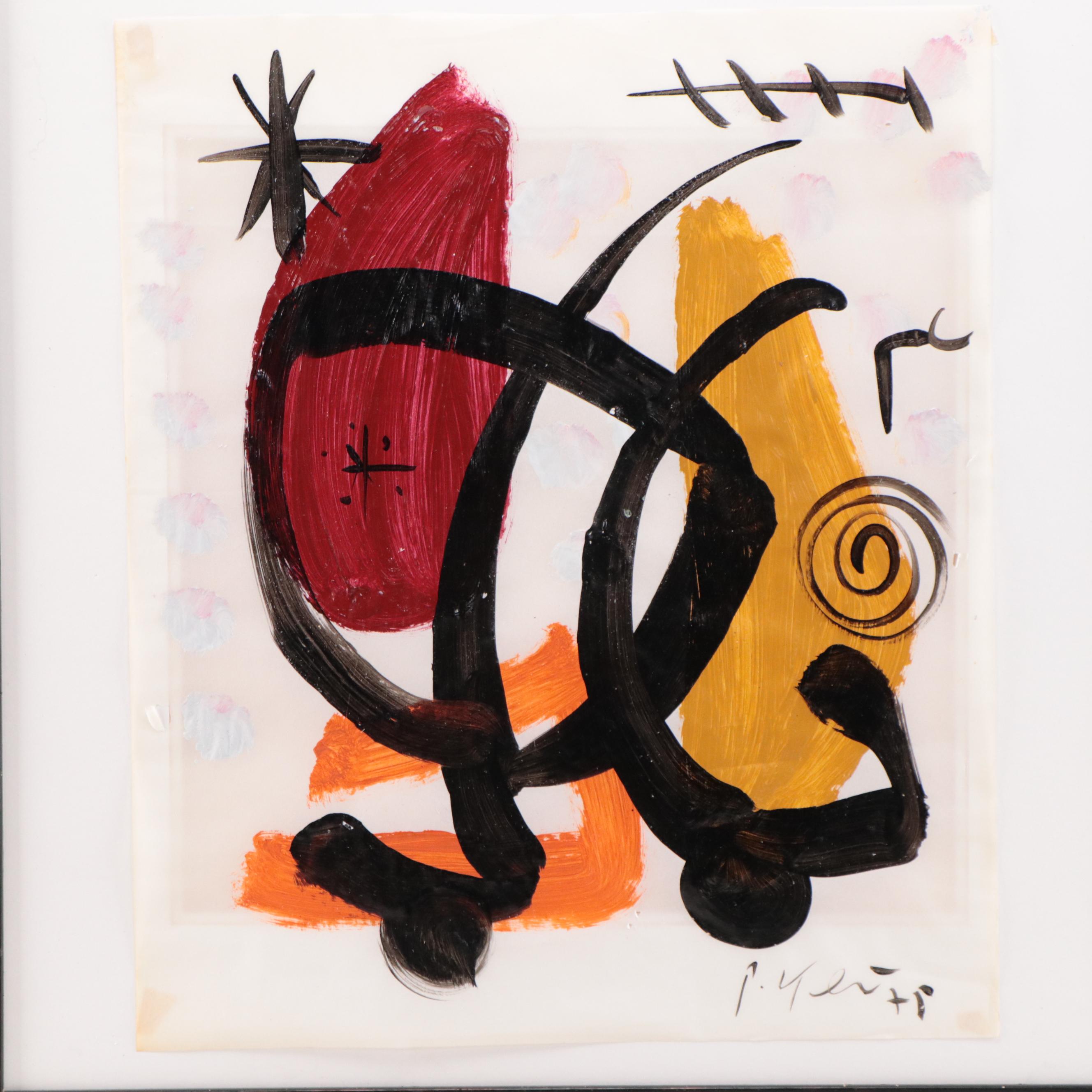 Peter Keil Abstract Acrylic Painting