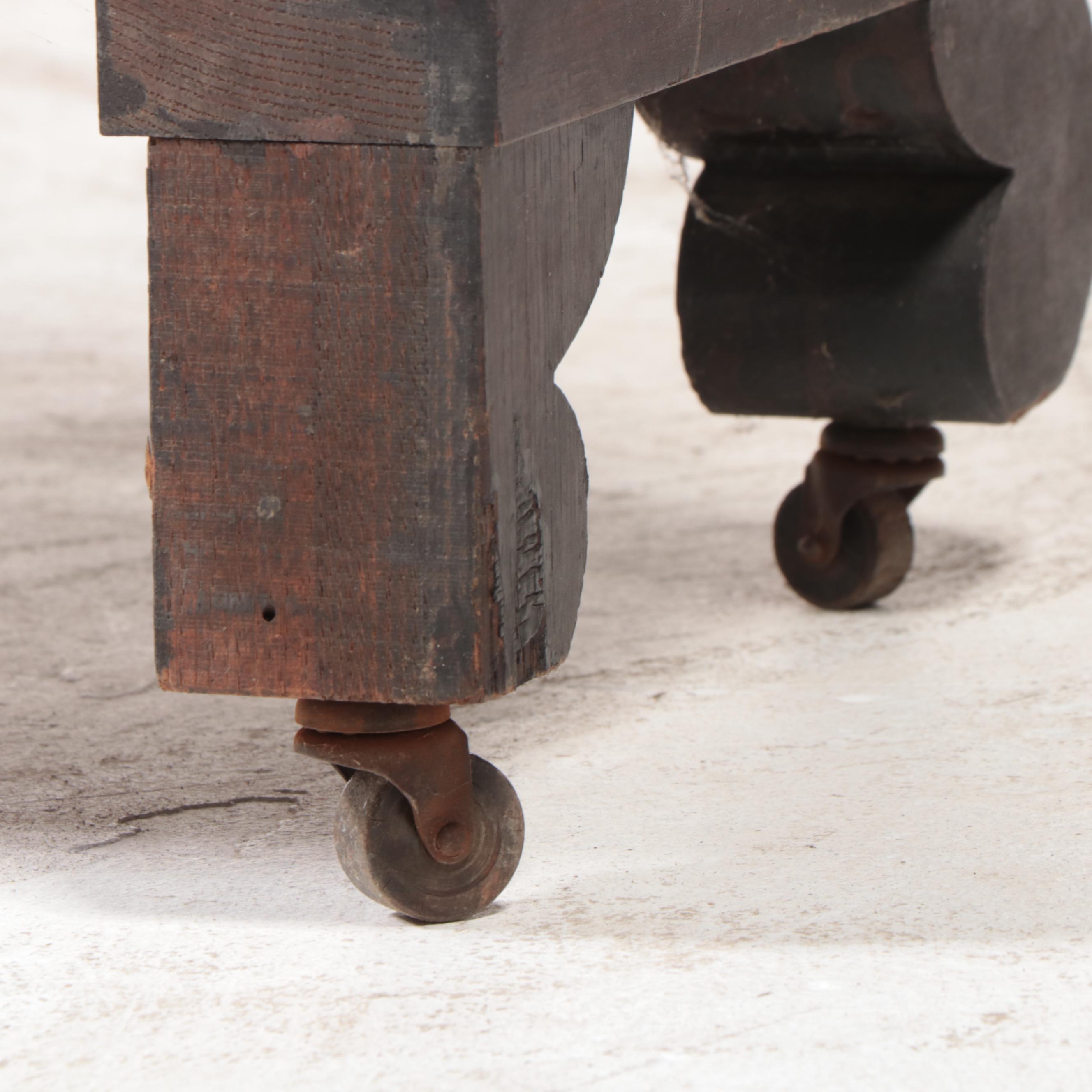 Empire Revival Mahogany China Cabinet with Beveled Glass, Early 20th Century