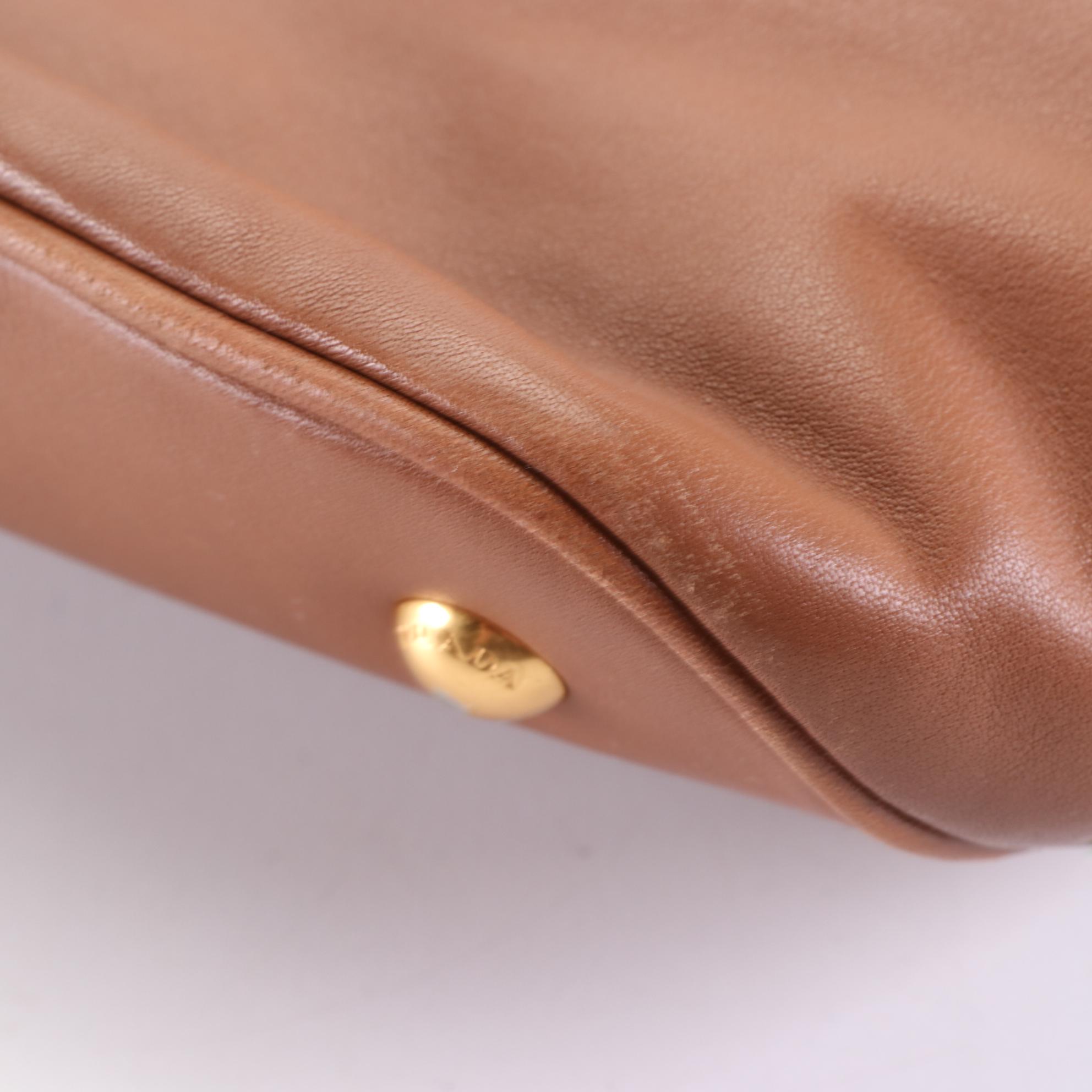 Prada Shopping Tote Bag BN1902 in Soft Calfskin Leather