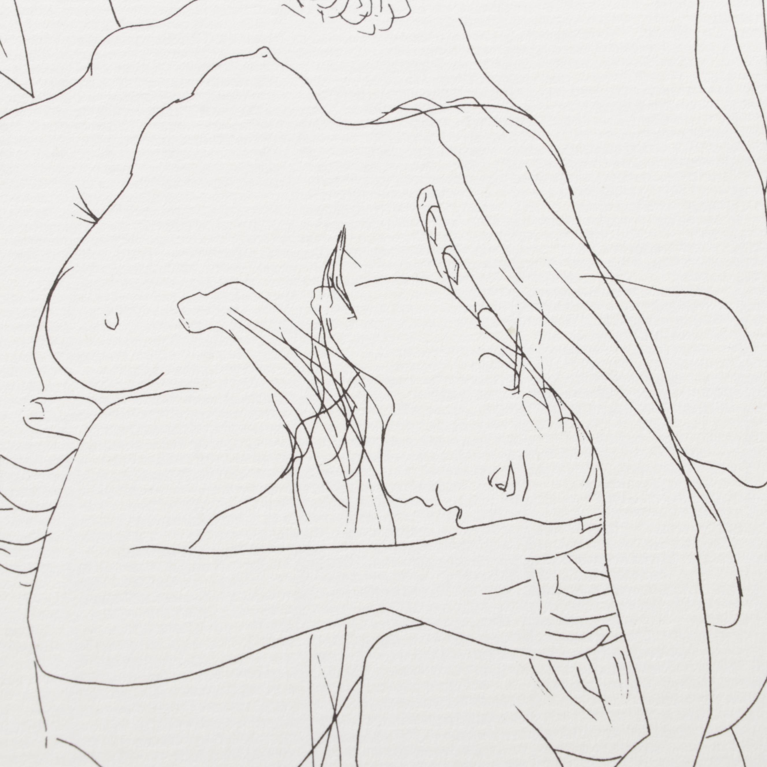 Facsimile Etching After Pablo Picasso From "Les Métamorphoses"