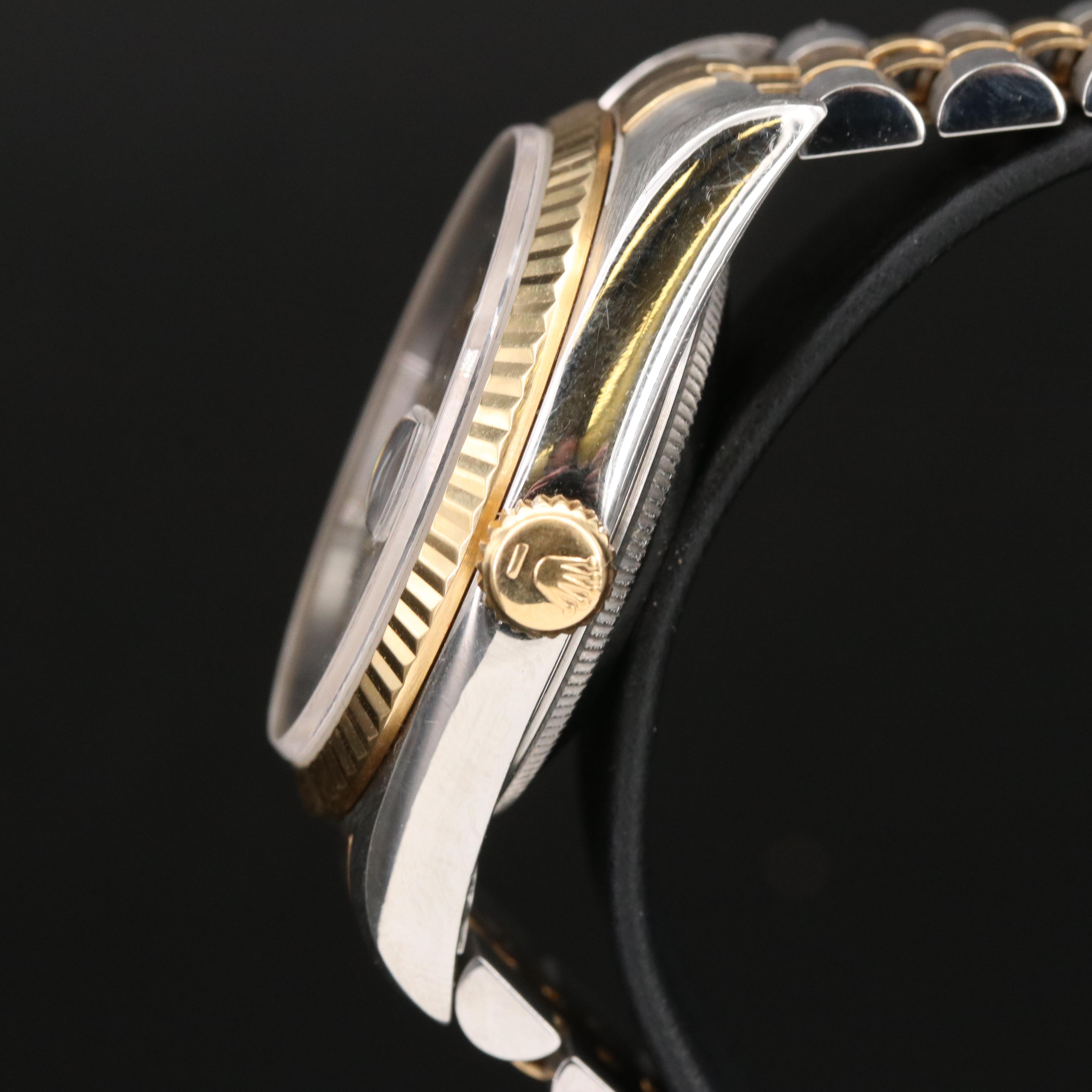 1995 18K and Stainless Steel Rolex Oyster Perpetual Datejust Watch