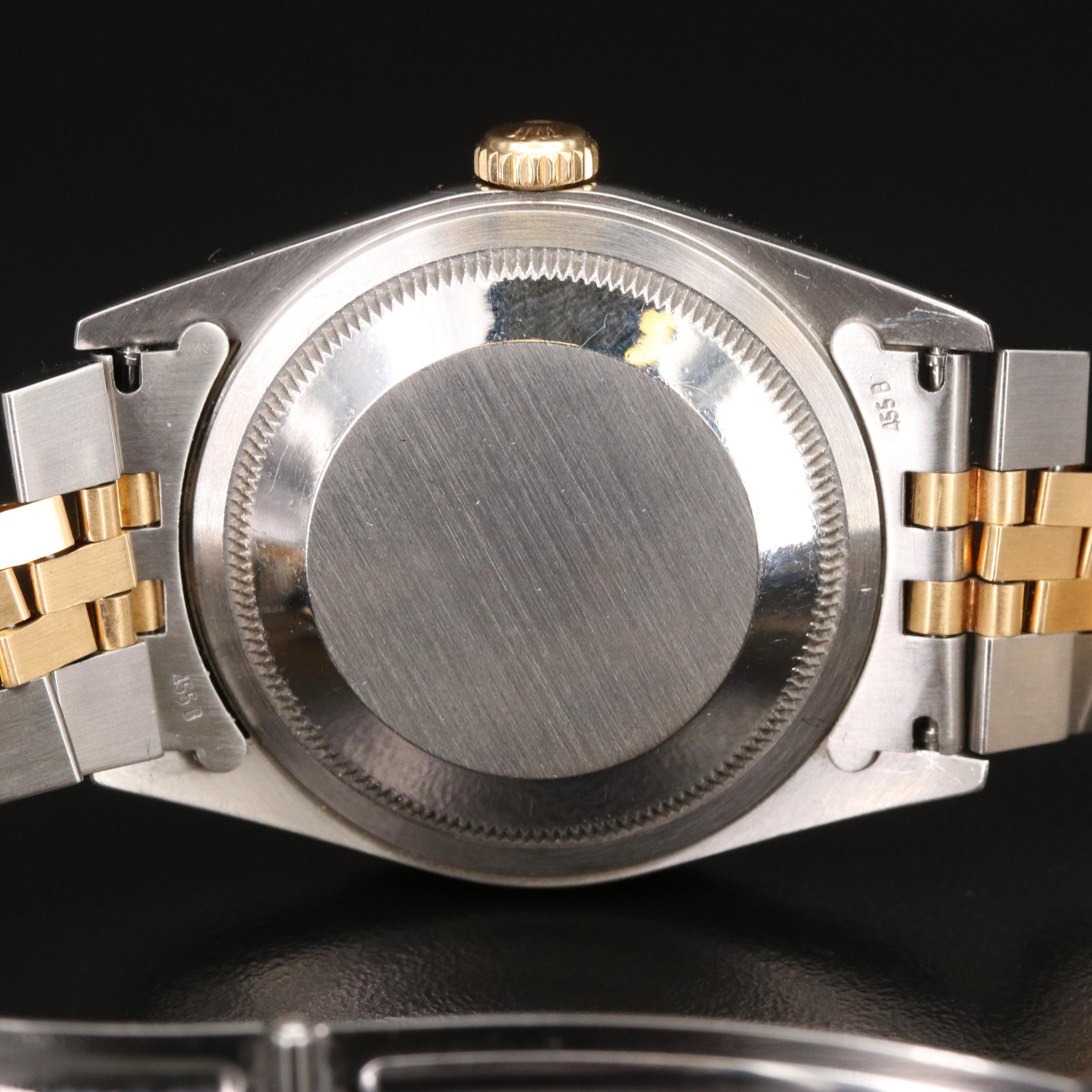 1995 18K and Stainless Steel Rolex Oyster Perpetual Datejust Watch