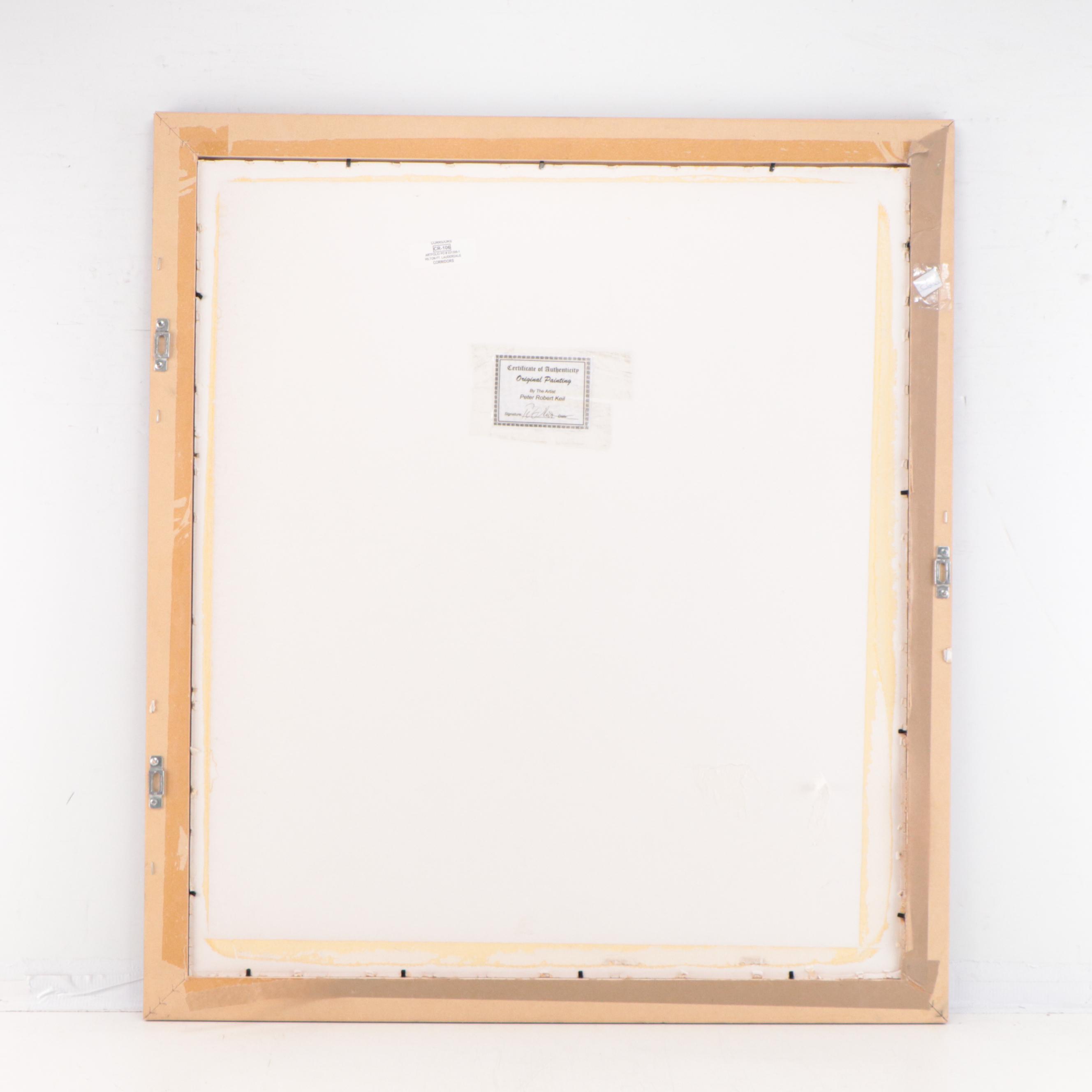 Peter Keil Abstract Portrait Acrylic Painting