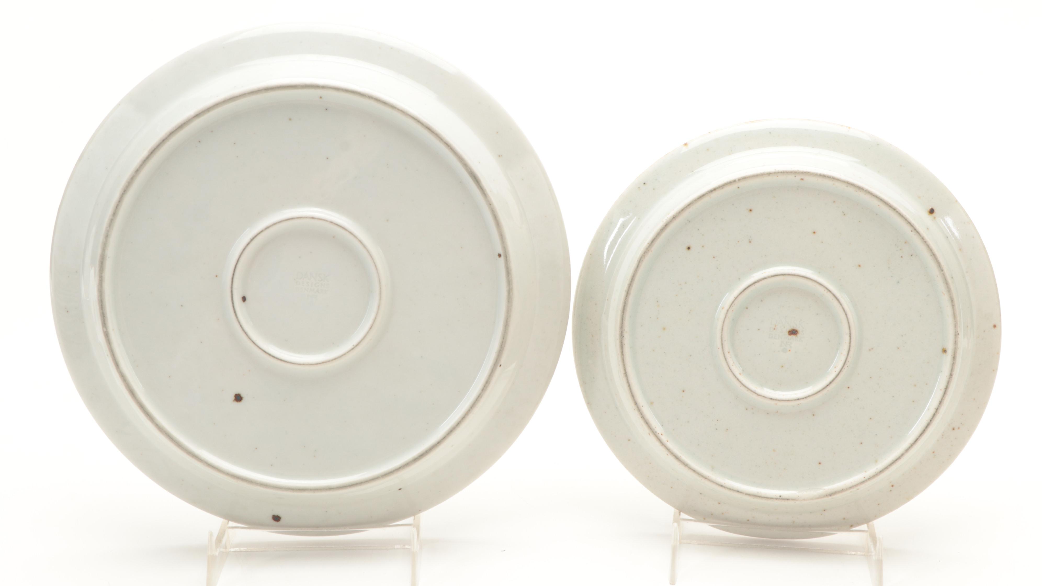 Niels Refsgaard for Dansk "Brown Mist" Stoneware Dinnerware, Mid-Late 20th C.