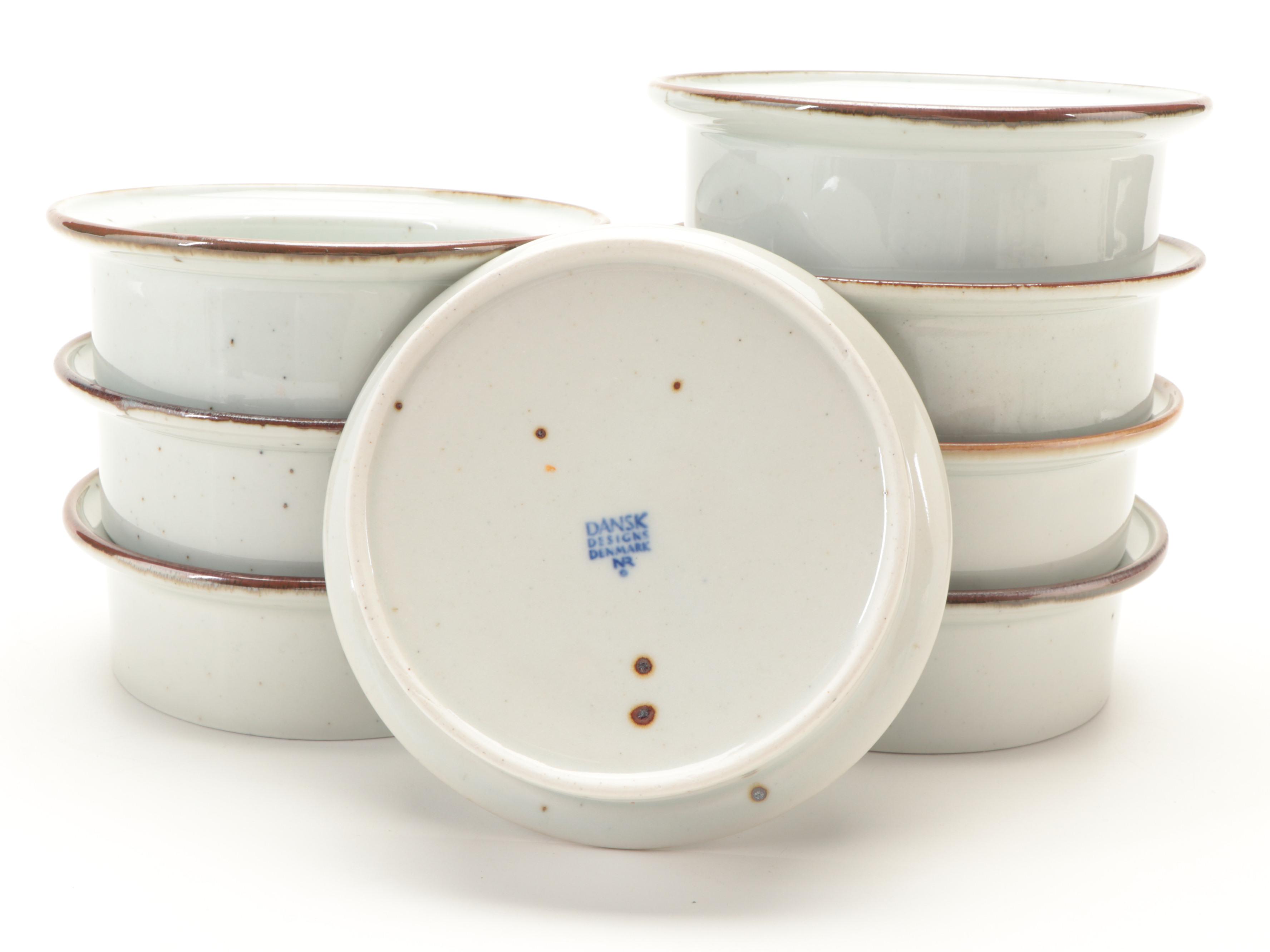 Niels Refsgaard for Dansk "Brown Mist" Stoneware Dinnerware, Mid-Late 20th C.