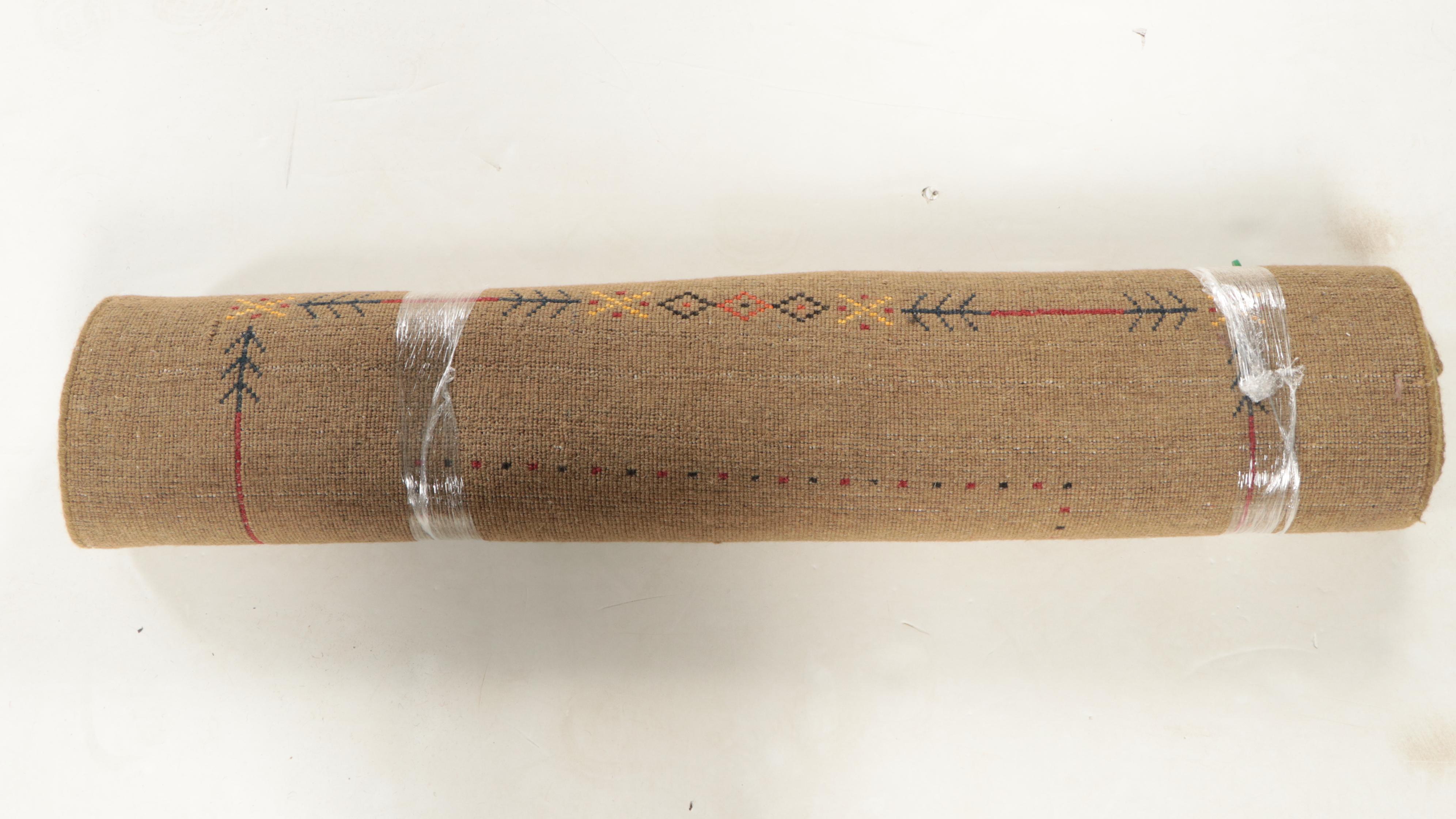 3'10 x 5'8 Hand-Knotted Indo-Persian Gabbeh Area Rug