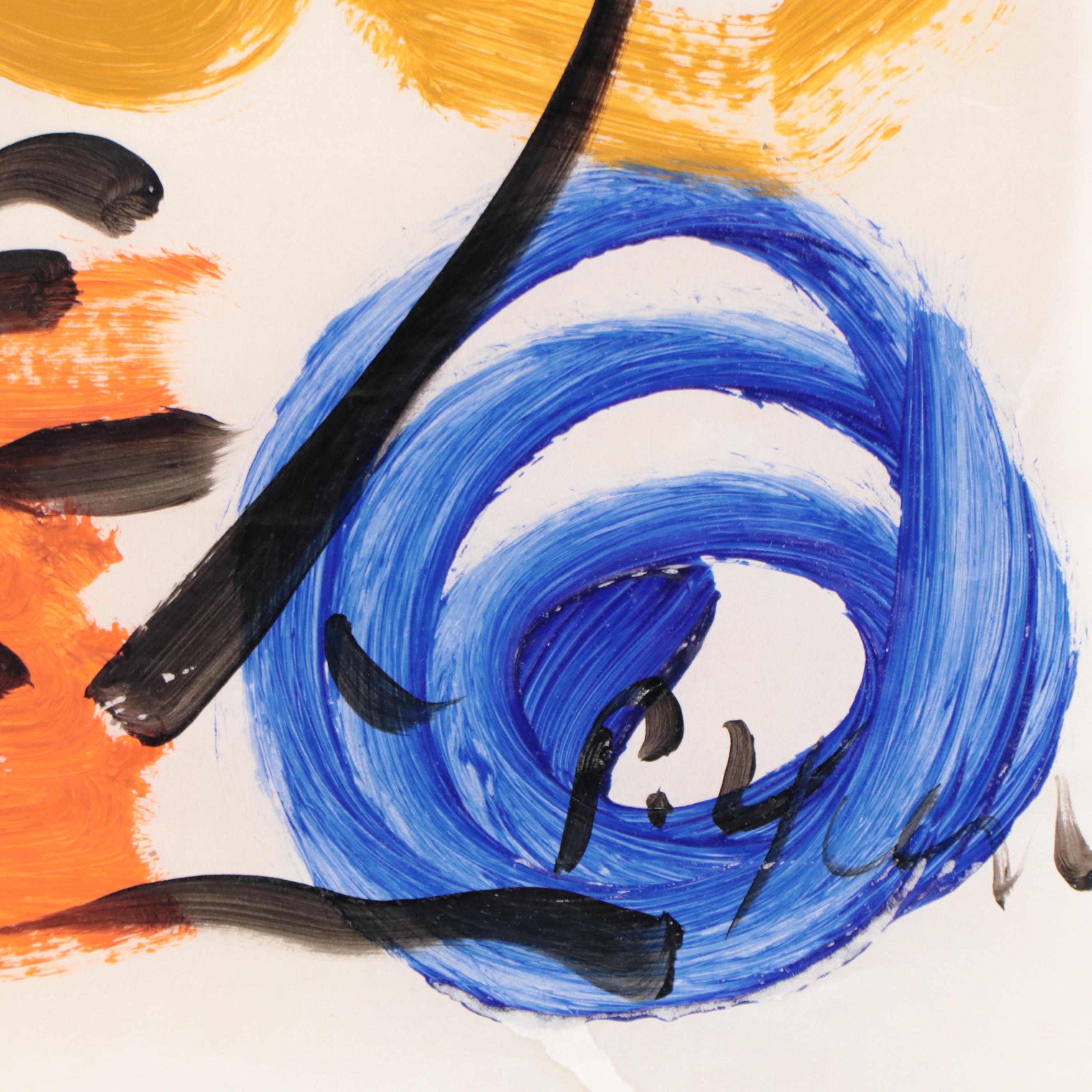 Peter Keil Abstract Acrylic Portrait Painting