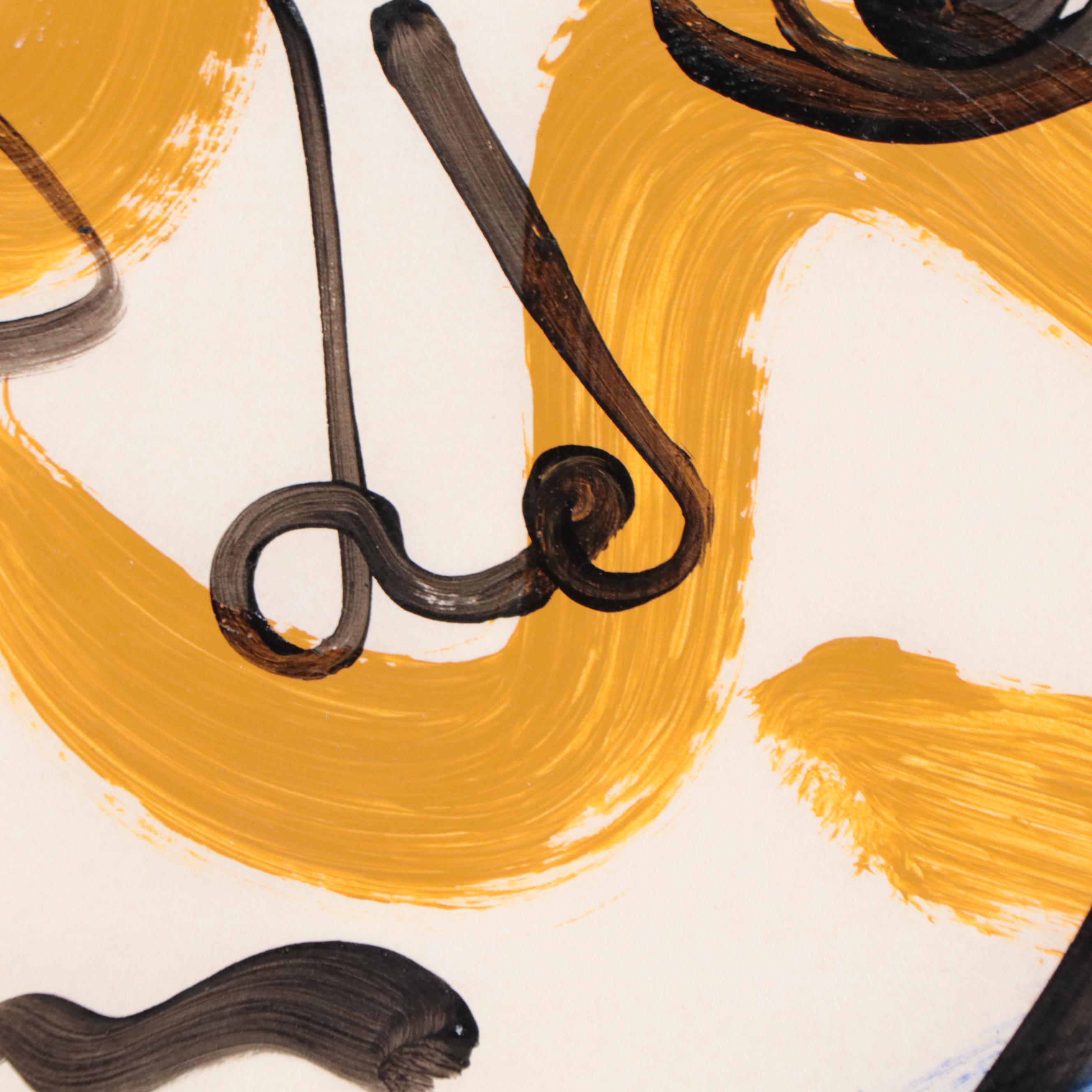 Peter Keil Abstract Acrylic Portrait Painting