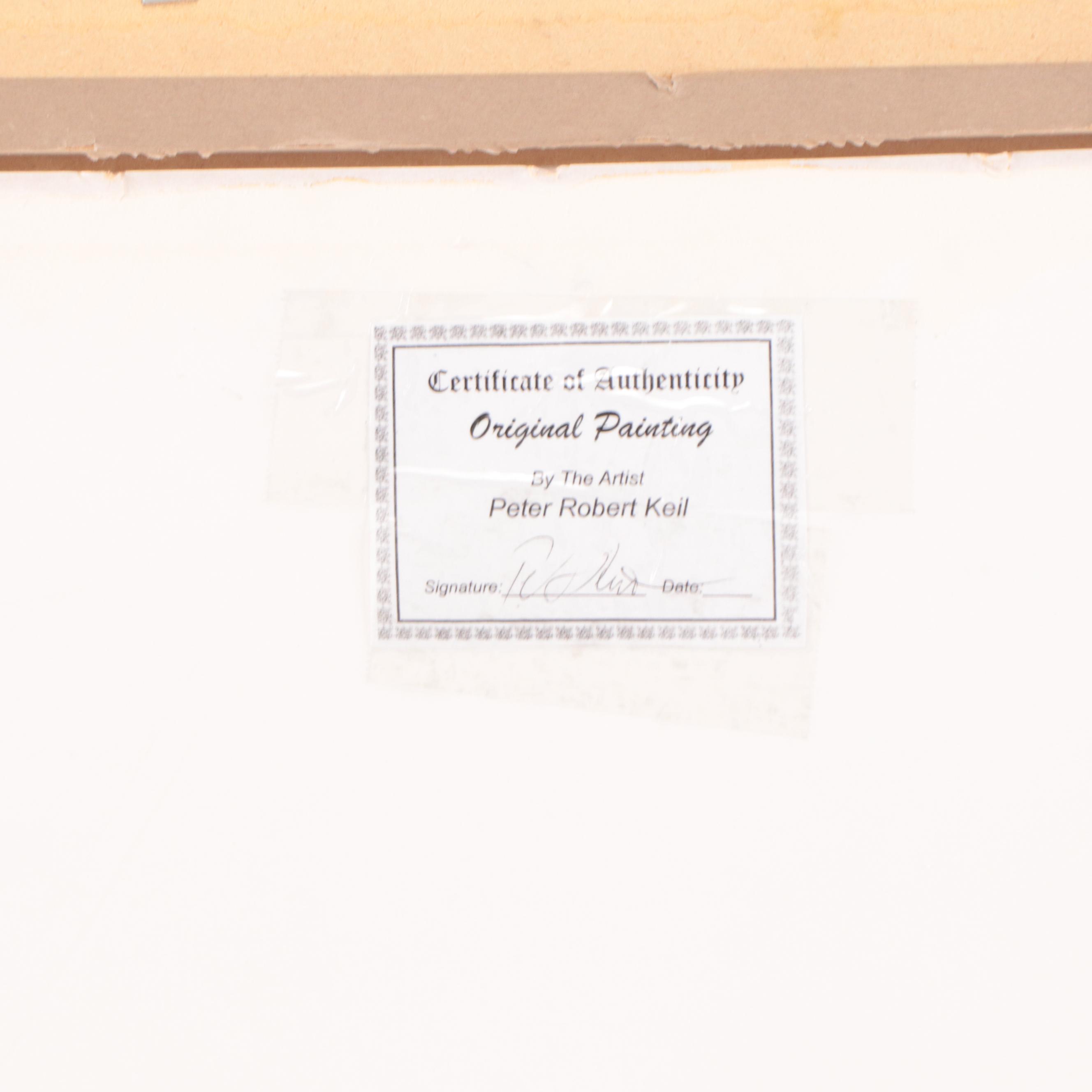 Peter Keil Abstract Acrylic Portrait Painting