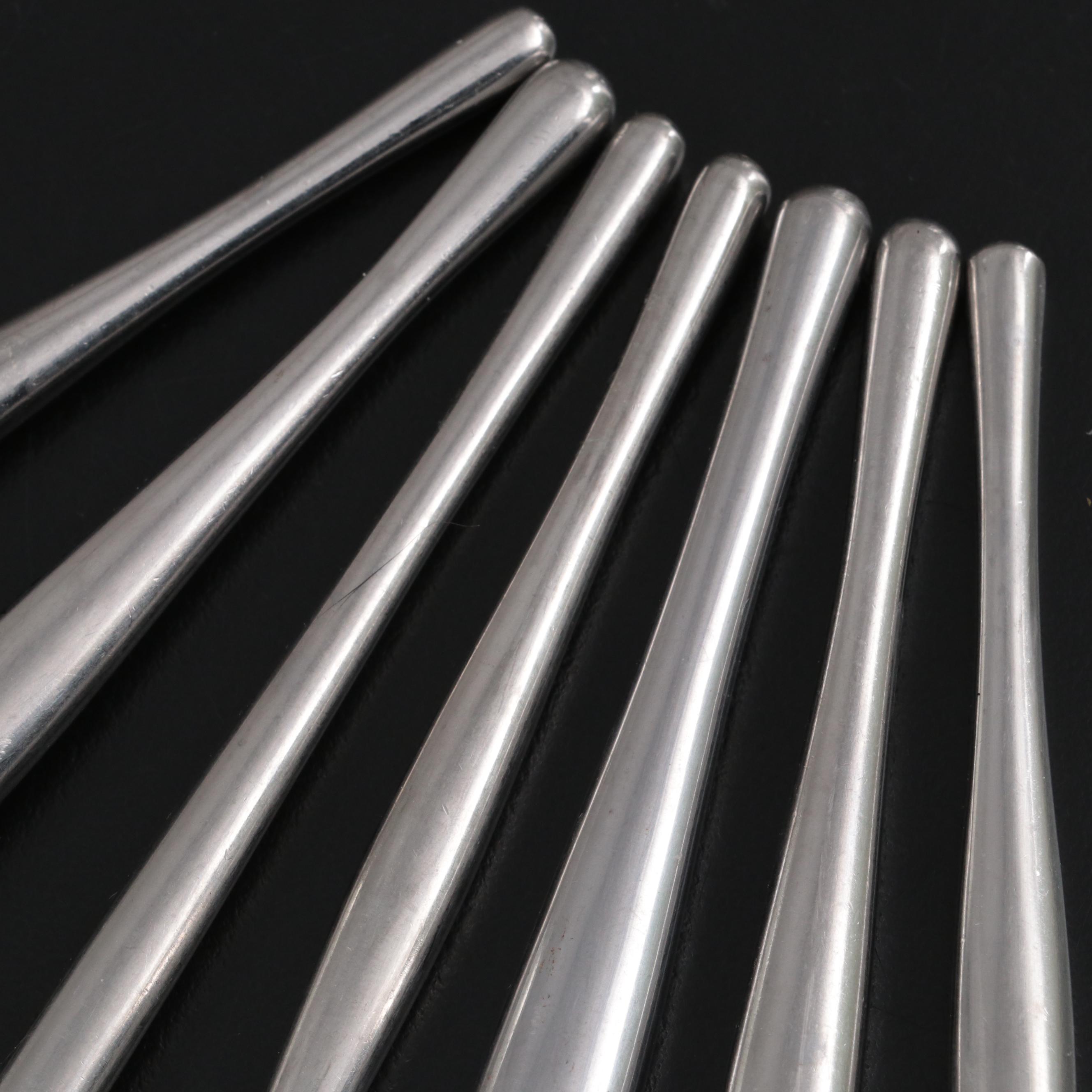 Lauffer Norway "Design 3" Stainless Flatware,  Mid to Late 20th Century