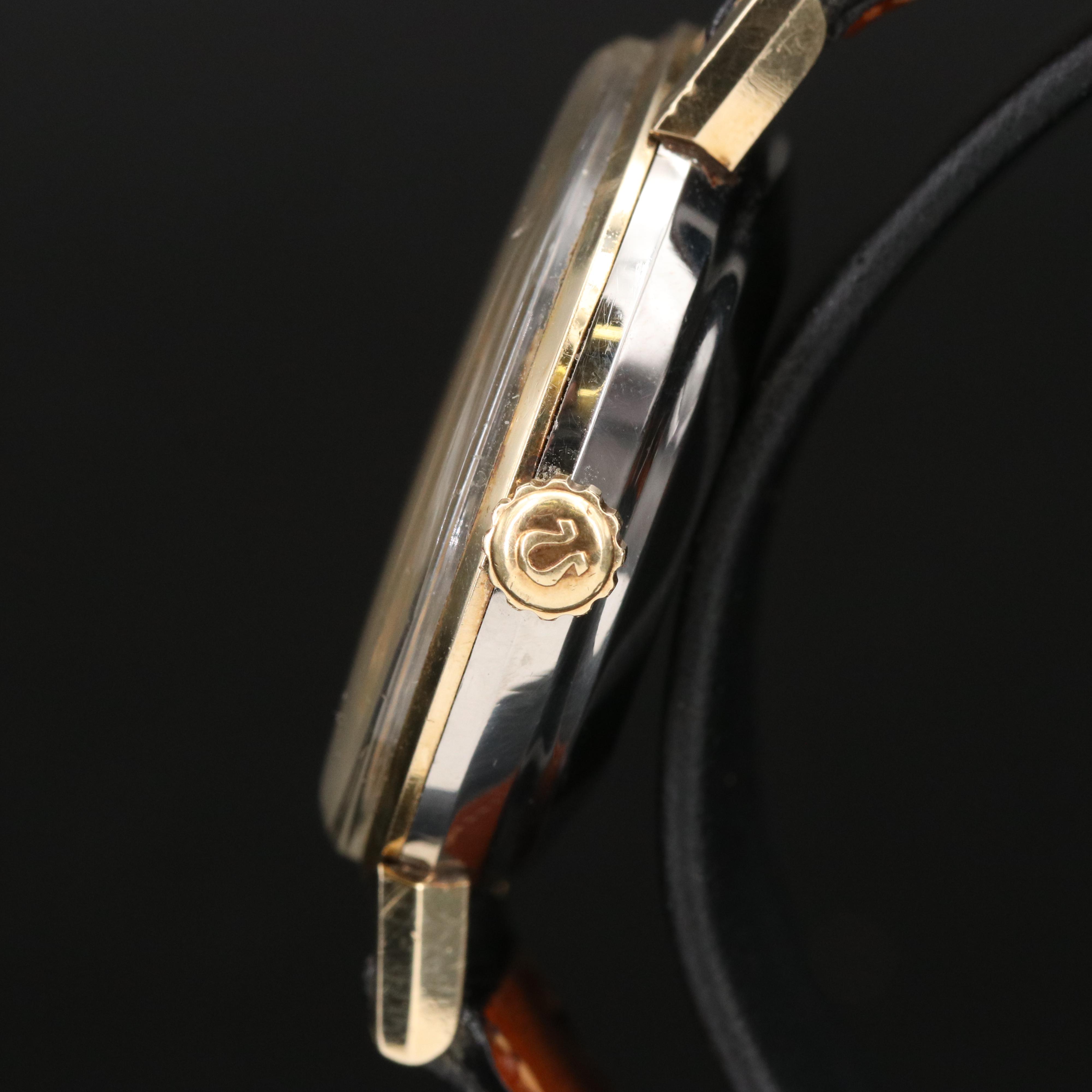 14K and Stainless Steel Omega Seamaster DeVille Watch