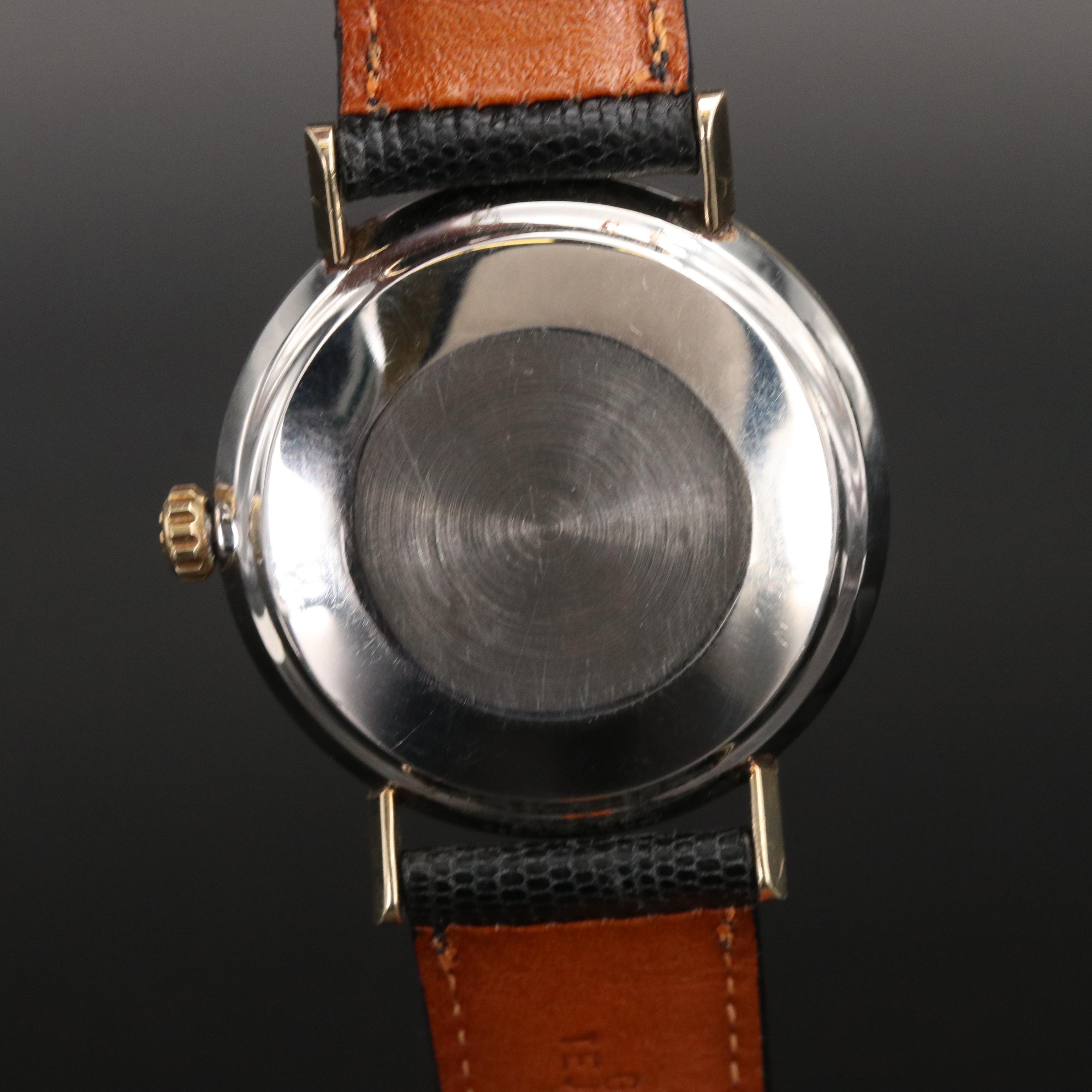 14K and Stainless Steel Omega Seamaster DeVille Watch