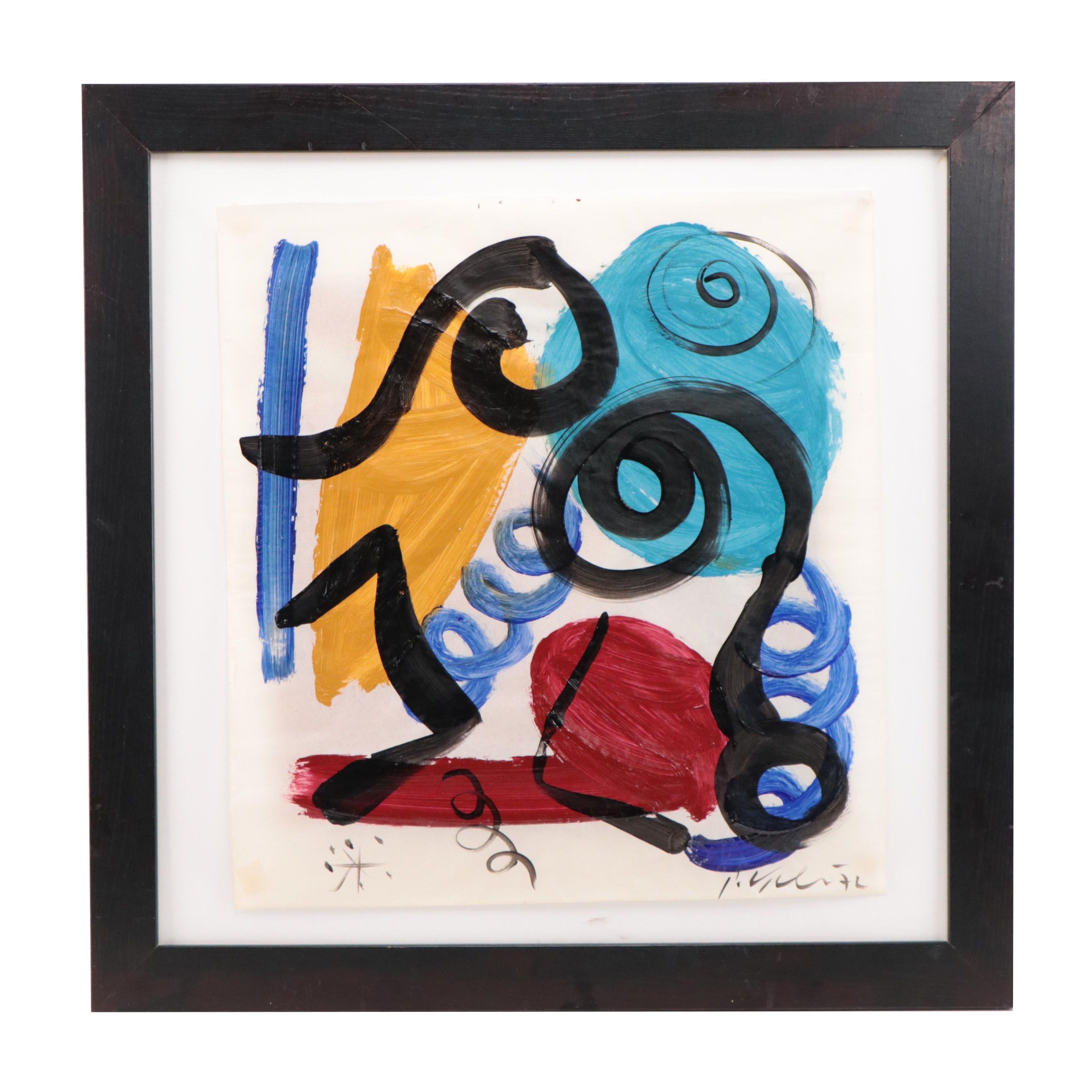 Peter Keil Abstract Acrylic Painting