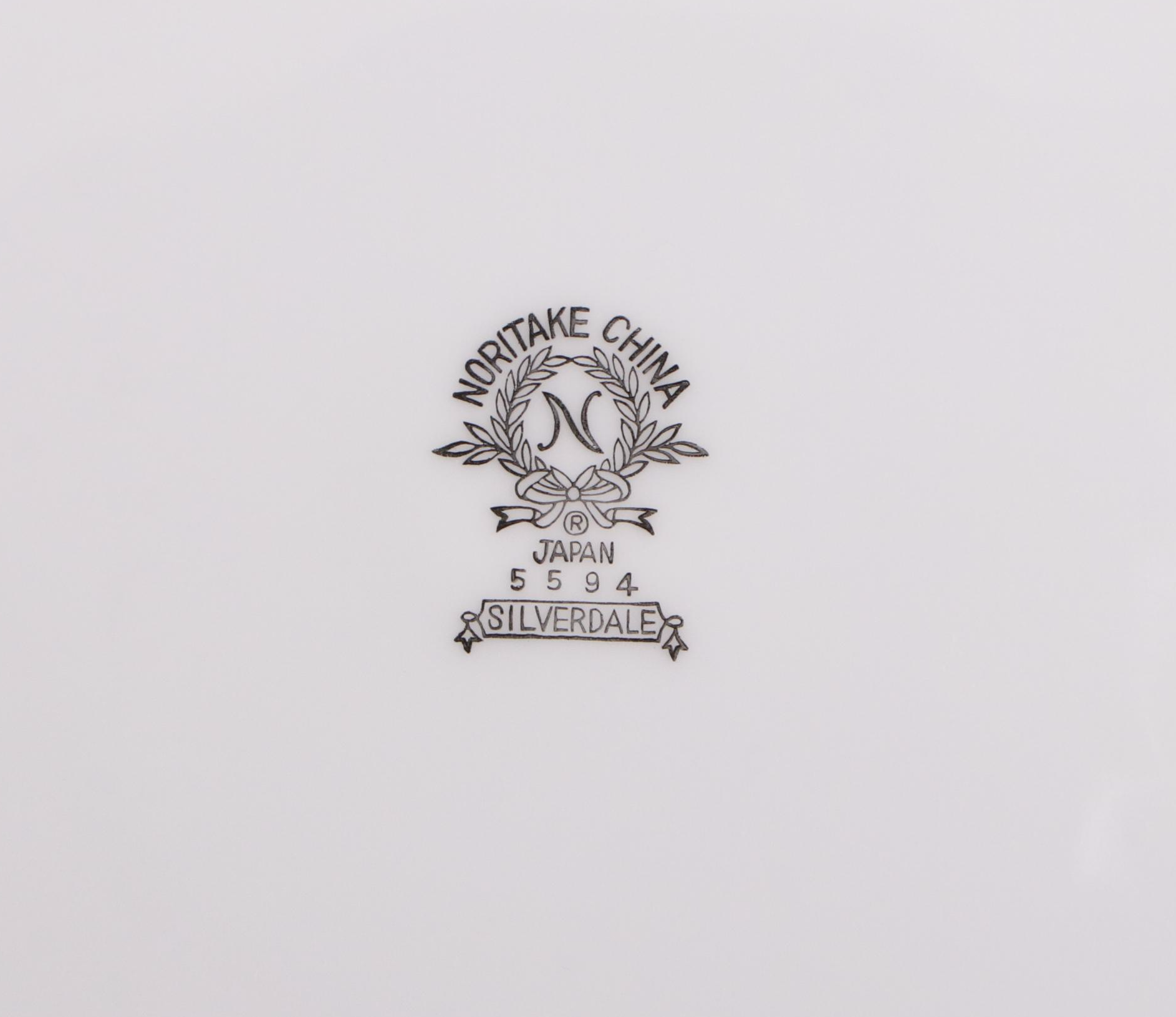 Noritake "Silverdale" Porcelain Dinnerware with Royal Doulton Bone China Teapot