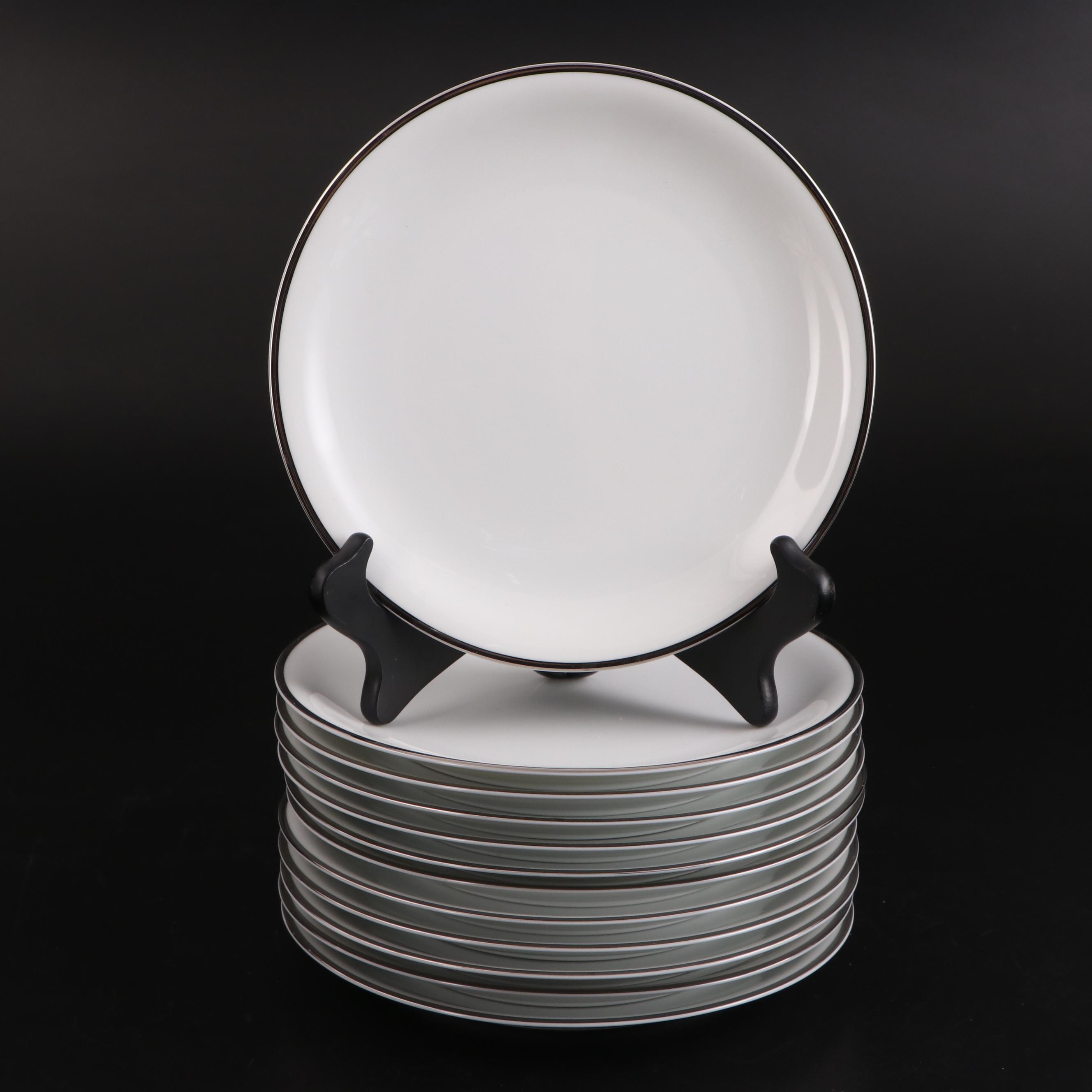 Noritake "Silverdale" Porcelain Dinnerware with Royal Doulton Bone China Teapot