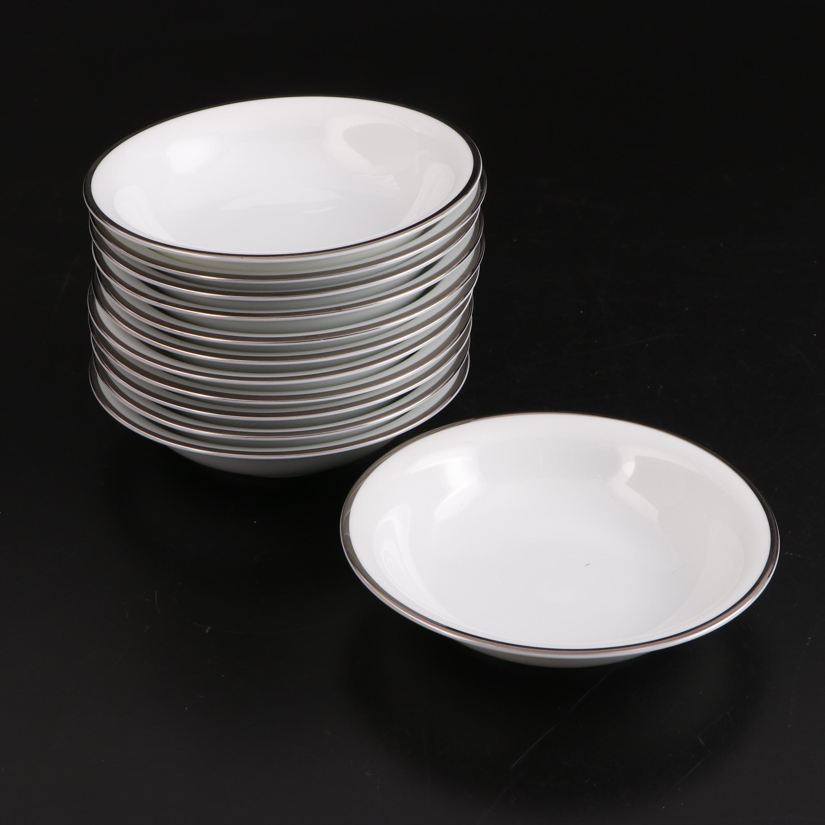 Noritake "Silverdale" Porcelain Dinnerware with Royal Doulton Bone China Teapot