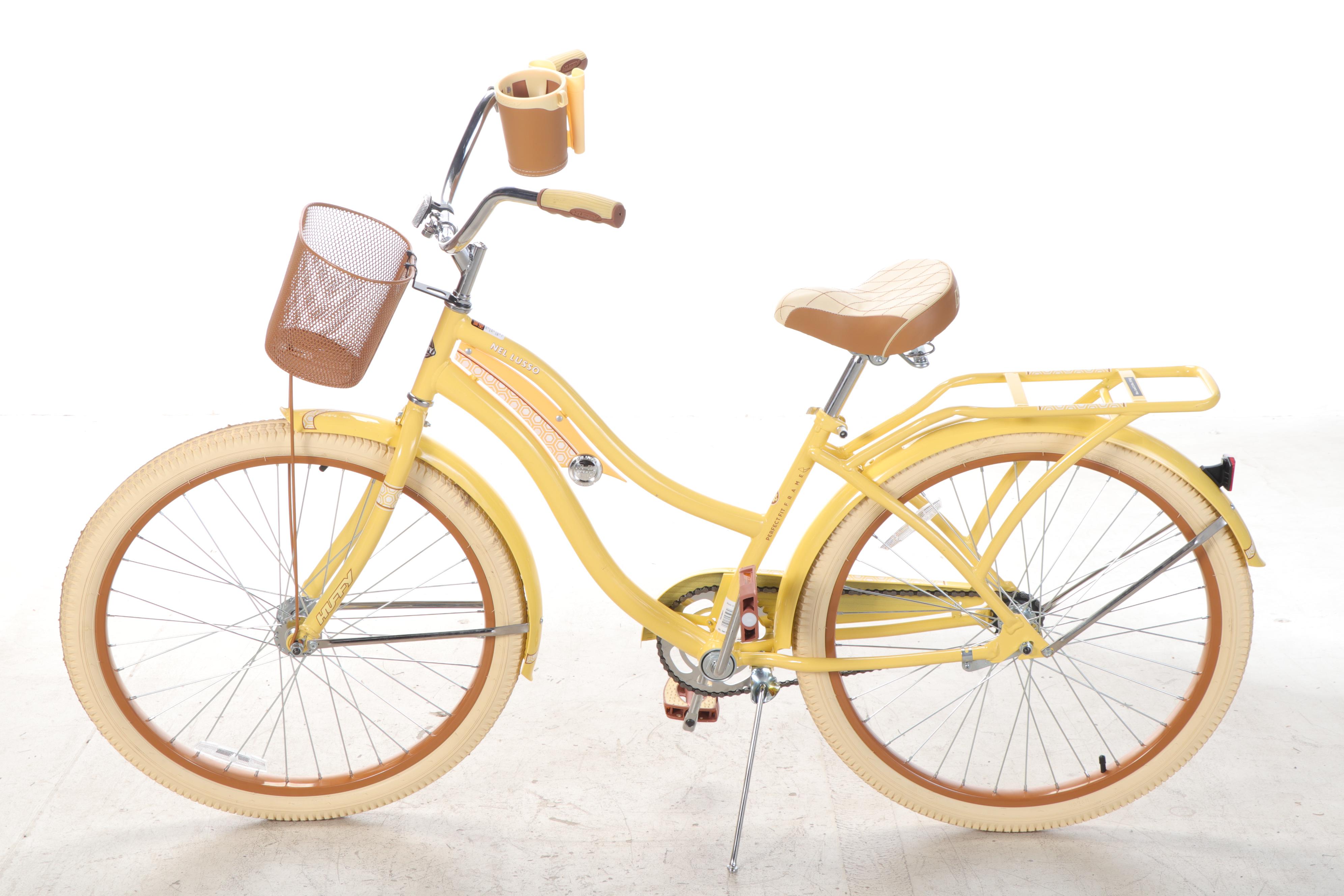 Huffy Nel Lusso Yellow Classic Cruiser 26" Women's Bicycle