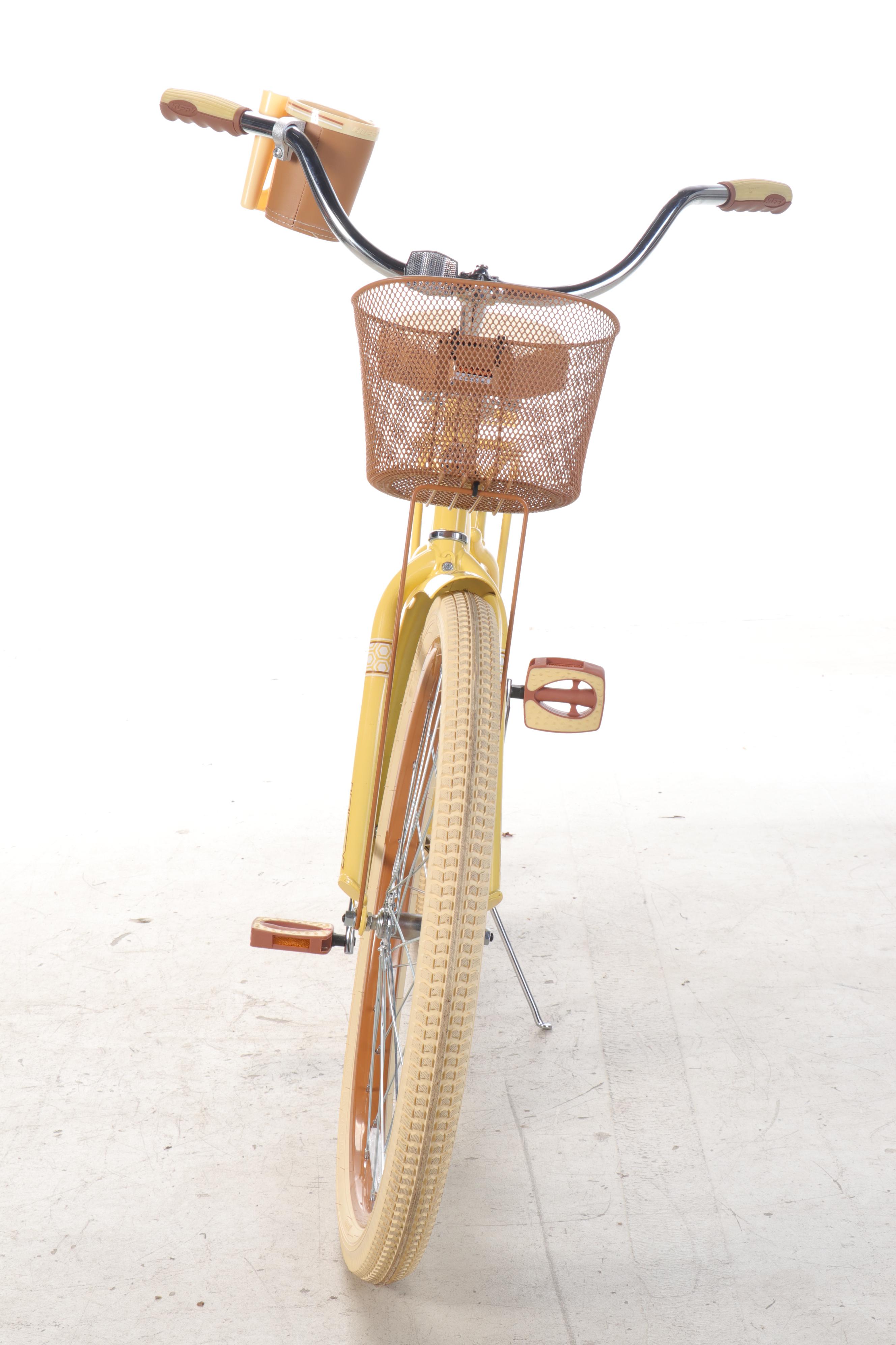 Huffy Nel Lusso Yellow Classic Cruiser 26" Women's Bicycle