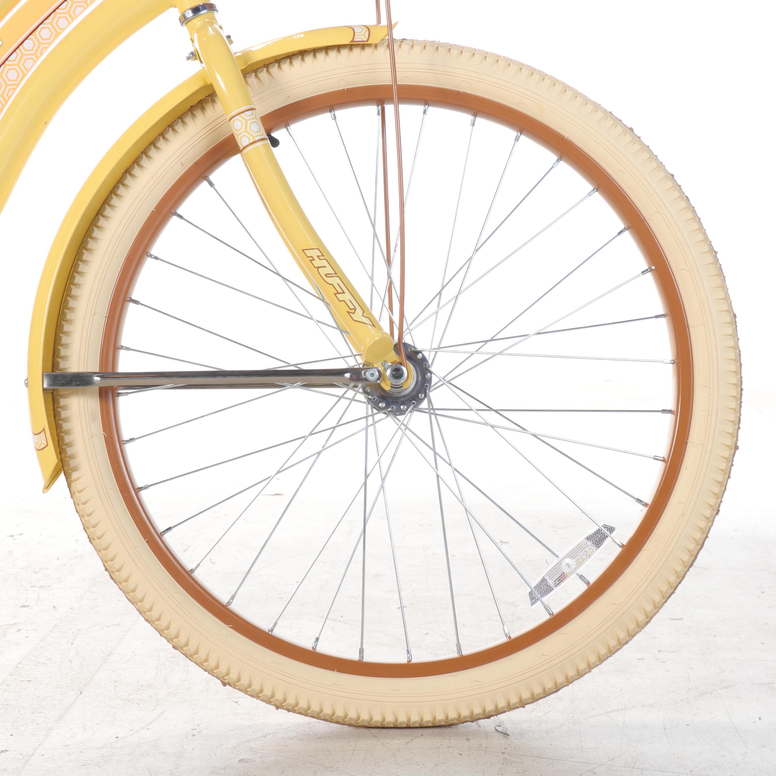 Huffy Nel Lusso Yellow Classic Cruiser 26" Women's Bicycle