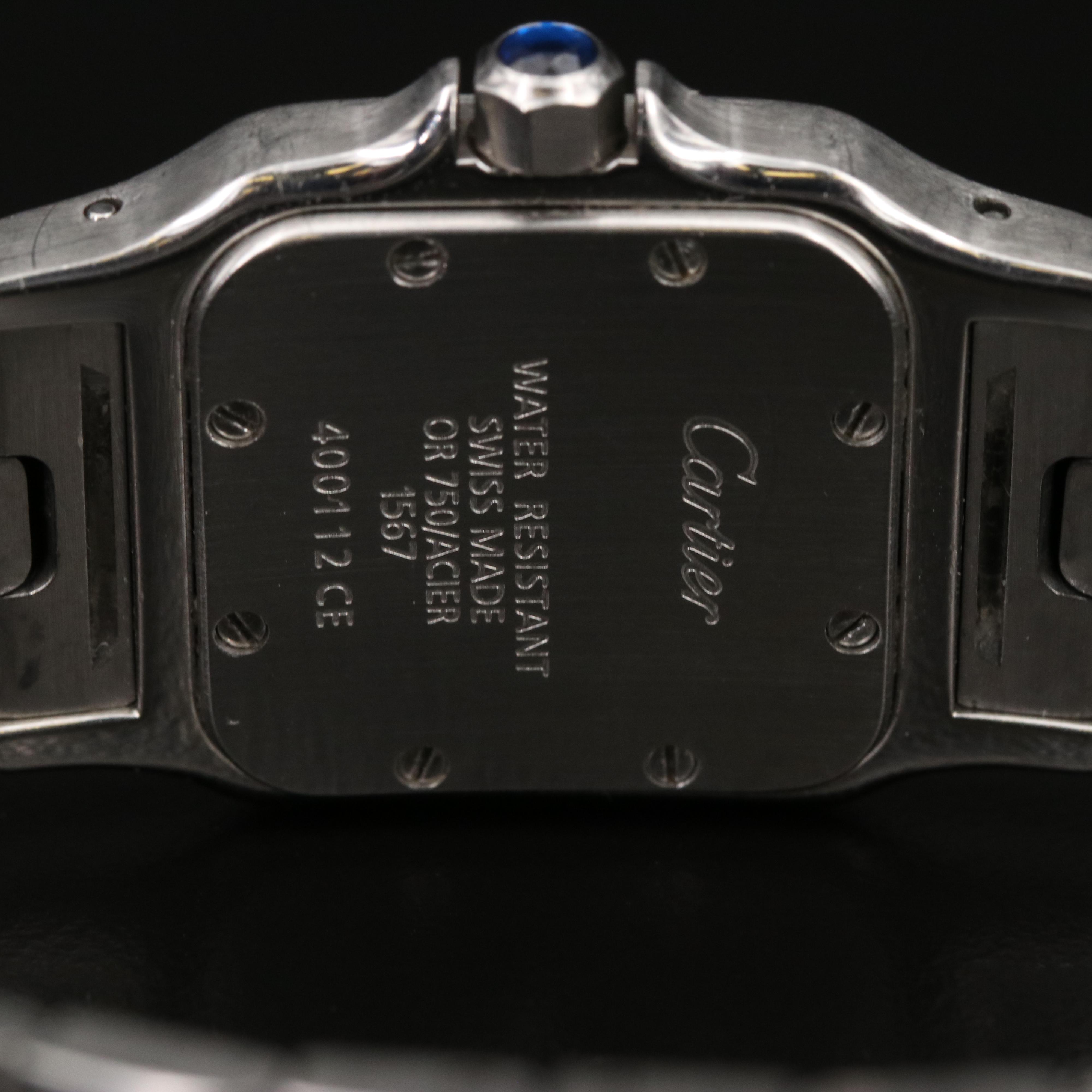 18K and Stainless Steel Cartier Santos De Cartier Quartz Watch